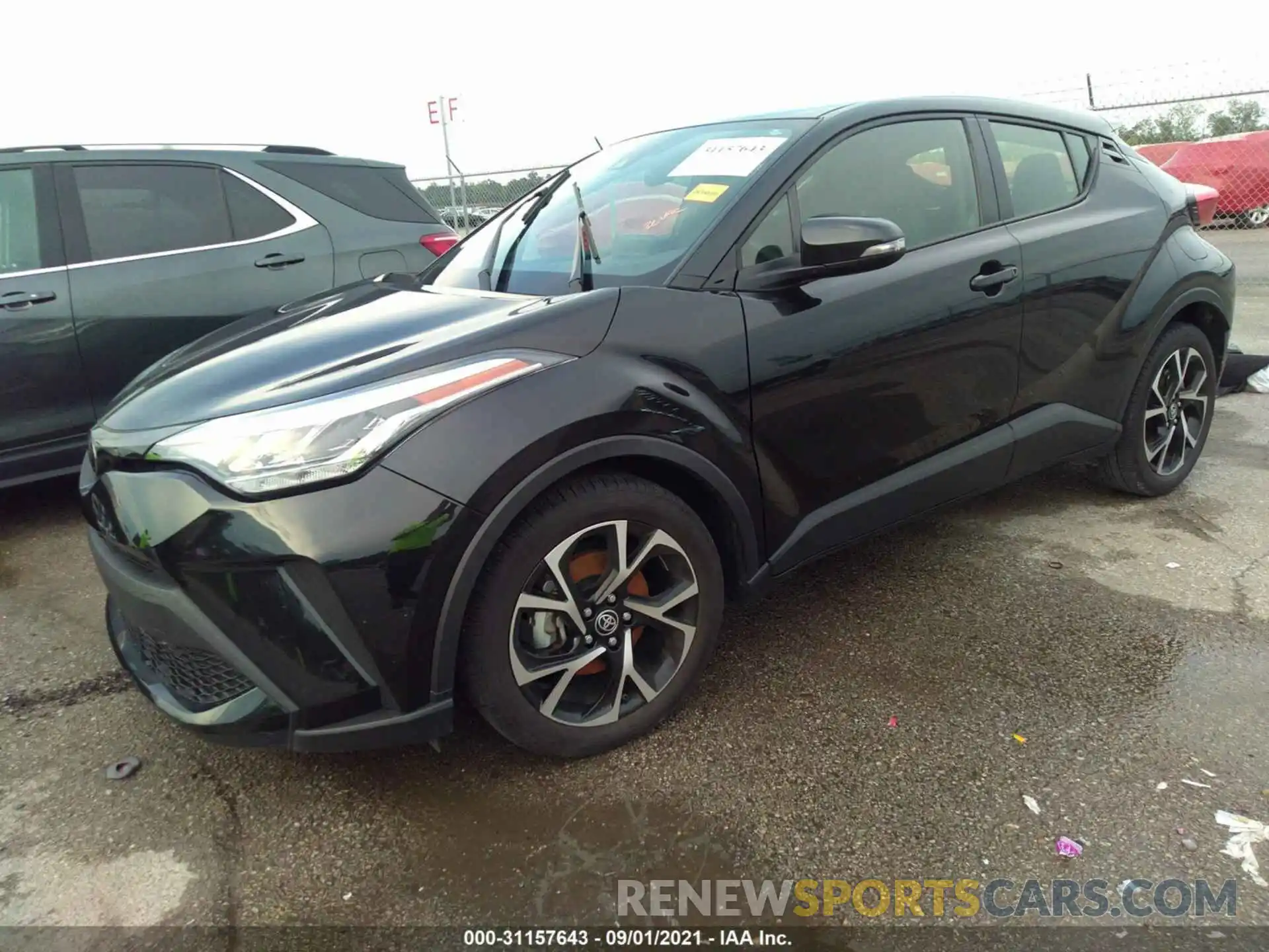 2 Photograph of a damaged car JTNKHMBXXL1087497 TOYOTA C-HR 2020