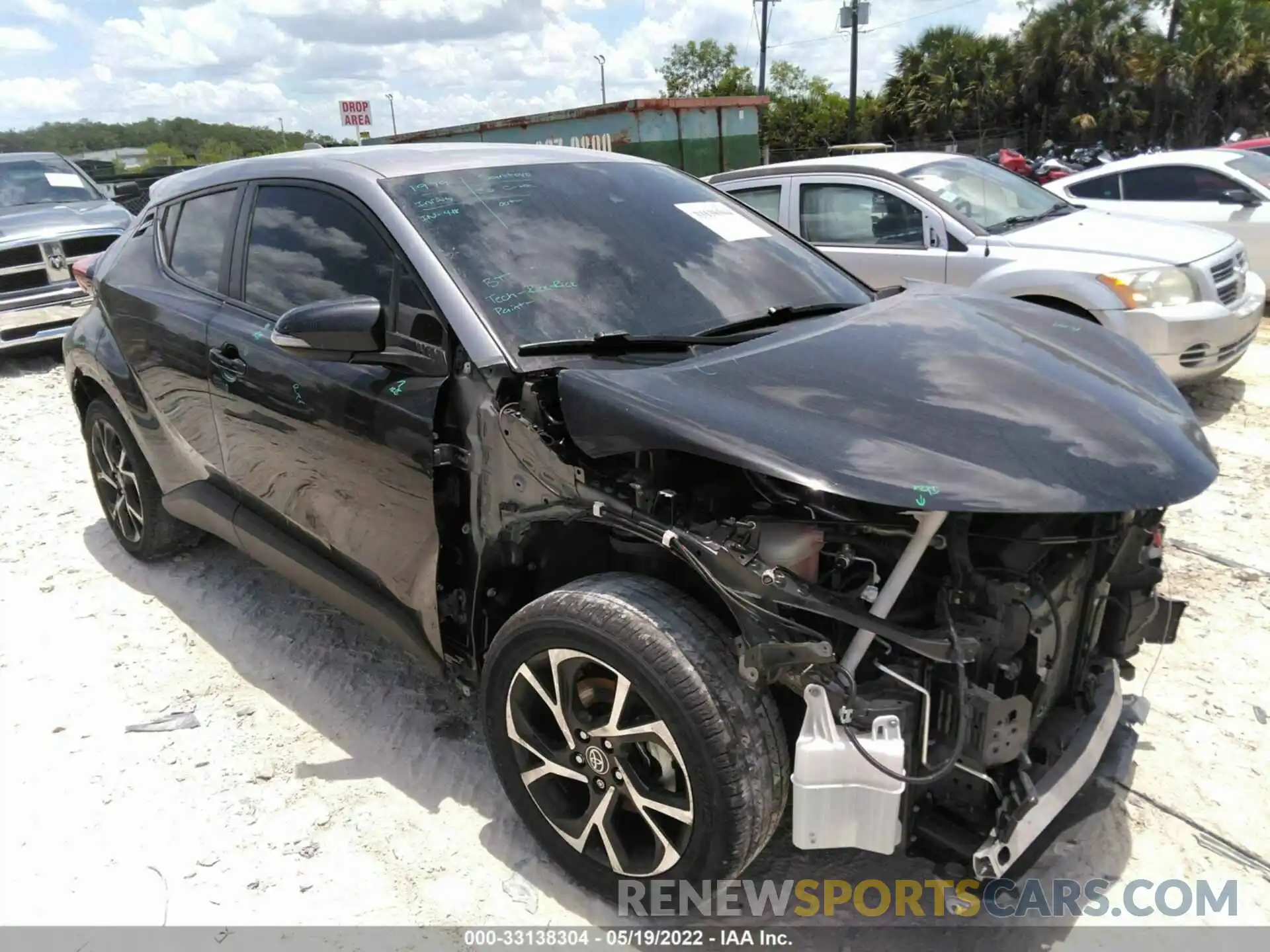 1 Photograph of a damaged car JTNKHMBXXL1089203 TOYOTA C-HR 2020