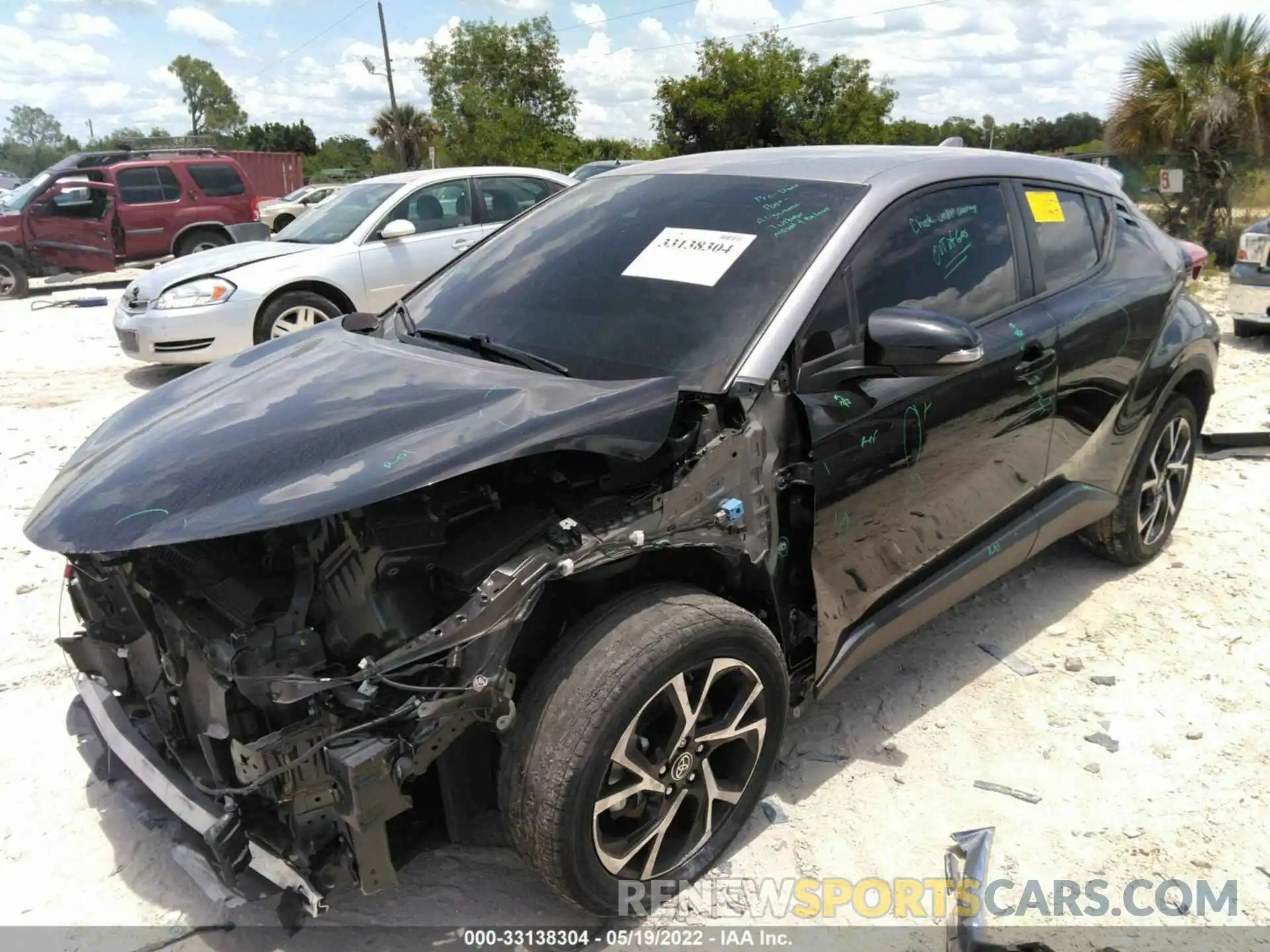 2 Photograph of a damaged car JTNKHMBXXL1089203 TOYOTA C-HR 2020