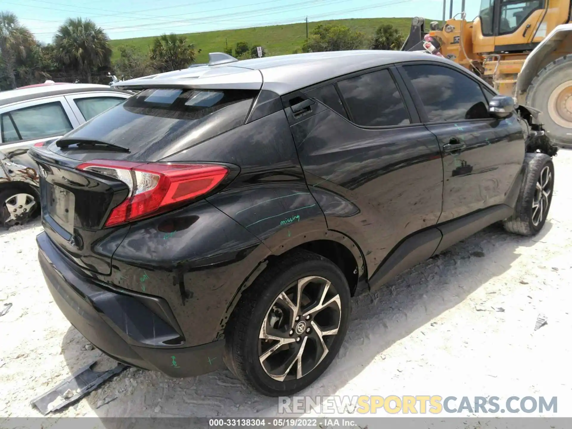 4 Photograph of a damaged car JTNKHMBXXL1089203 TOYOTA C-HR 2020