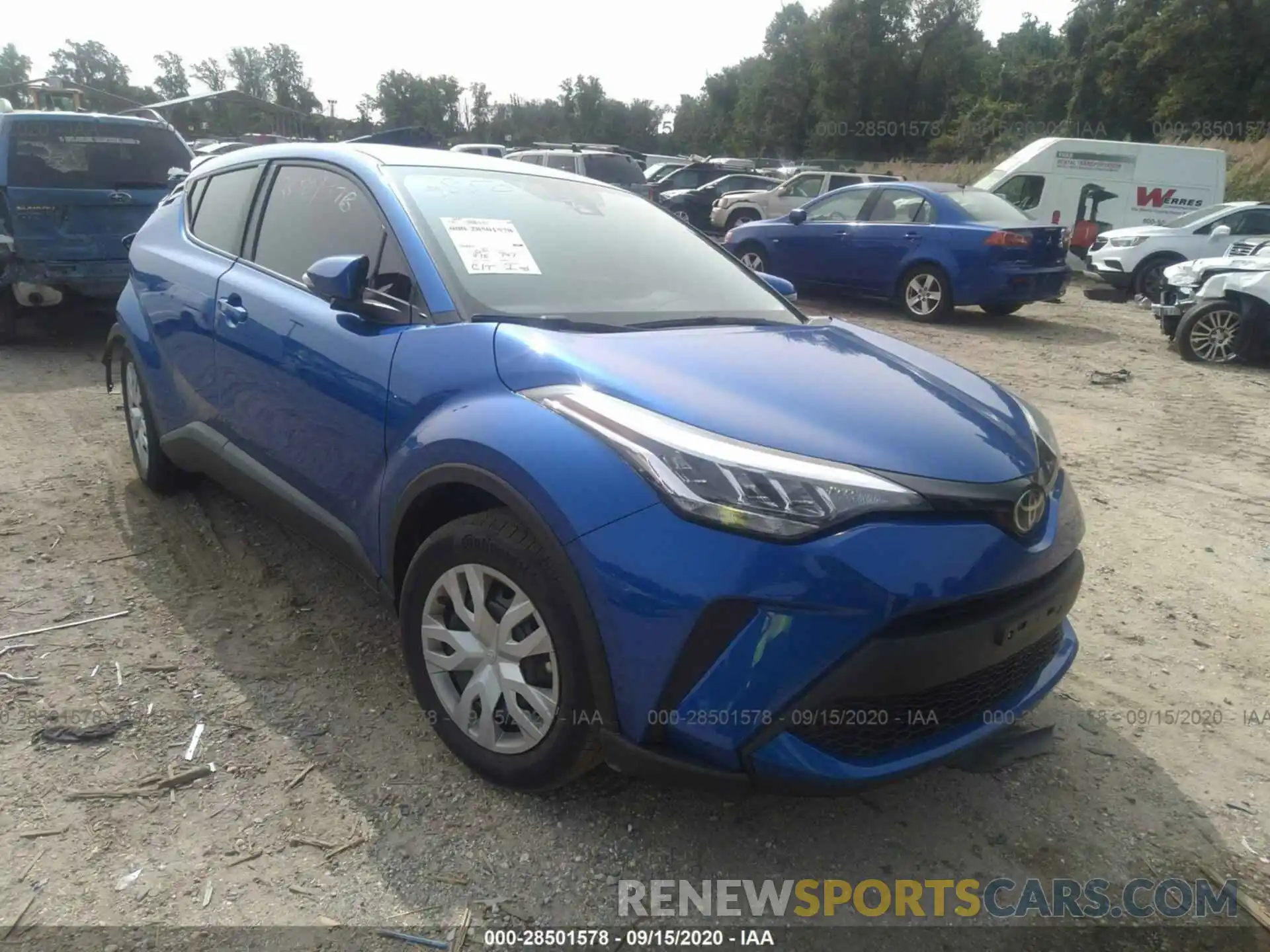 1 Photograph of a damaged car JTNKHMBXXL1089508 TOYOTA C-HR 2020