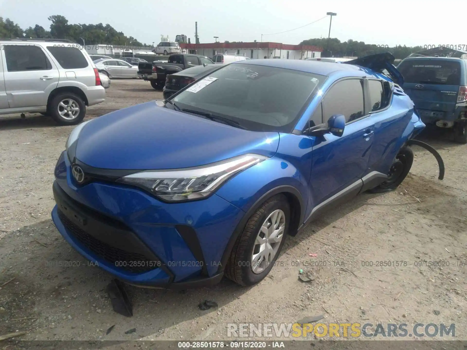 2 Photograph of a damaged car JTNKHMBXXL1089508 TOYOTA C-HR 2020