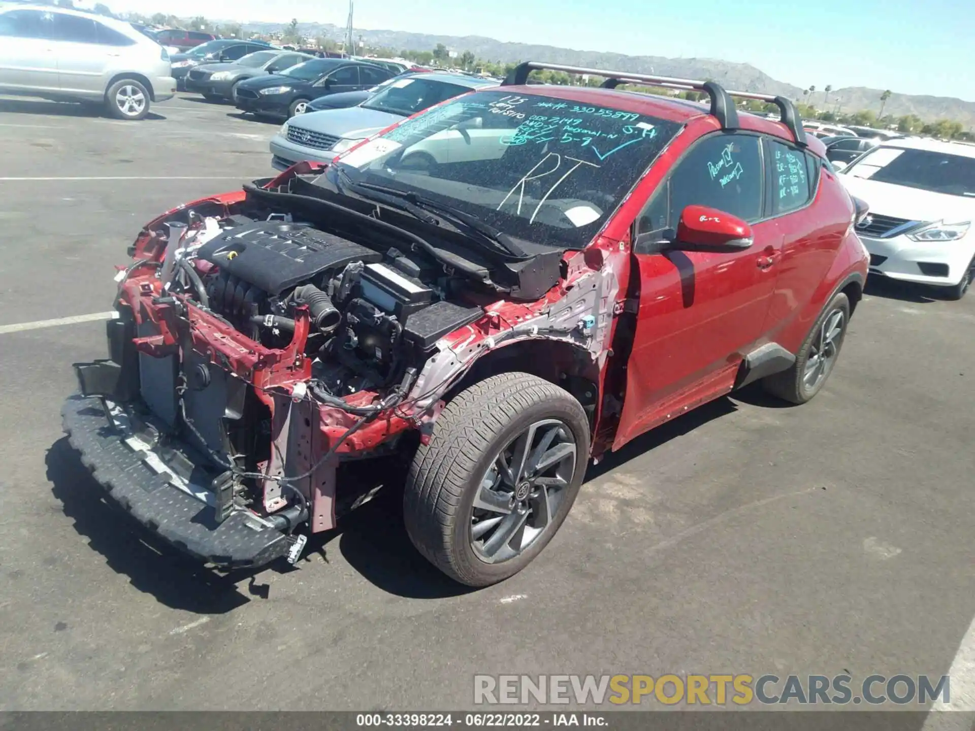 2 Photograph of a damaged car JTNKHMBXXL1090285 TOYOTA C-HR 2020