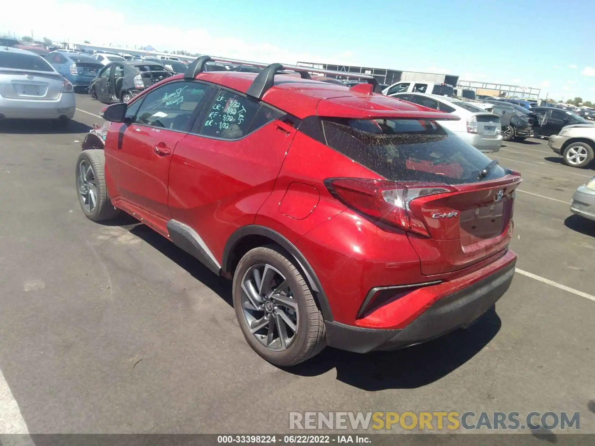 3 Фотография поврежденного автомобиля JTNKHMBXXL1090285 TOYOTA C-HR 2020