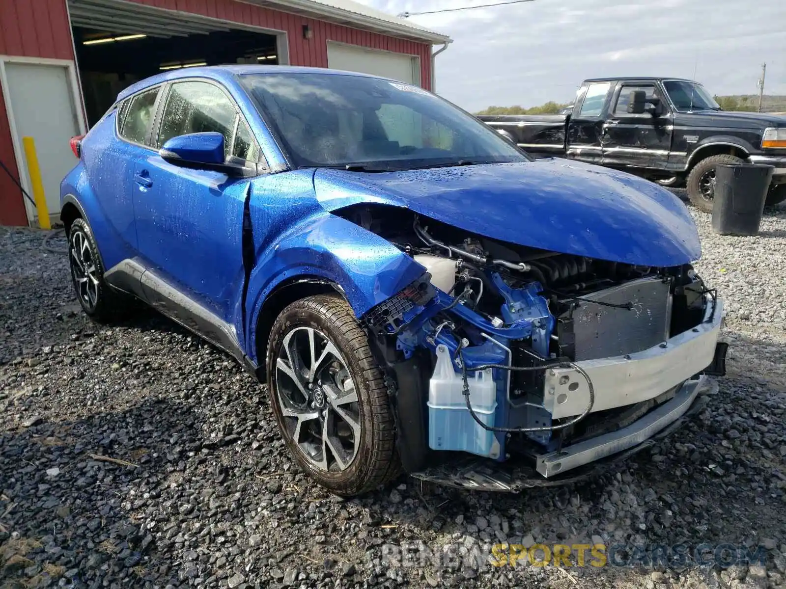 1 Photograph of a damaged car JTNKHMBXXL1090433 TOYOTA C-HR 2020