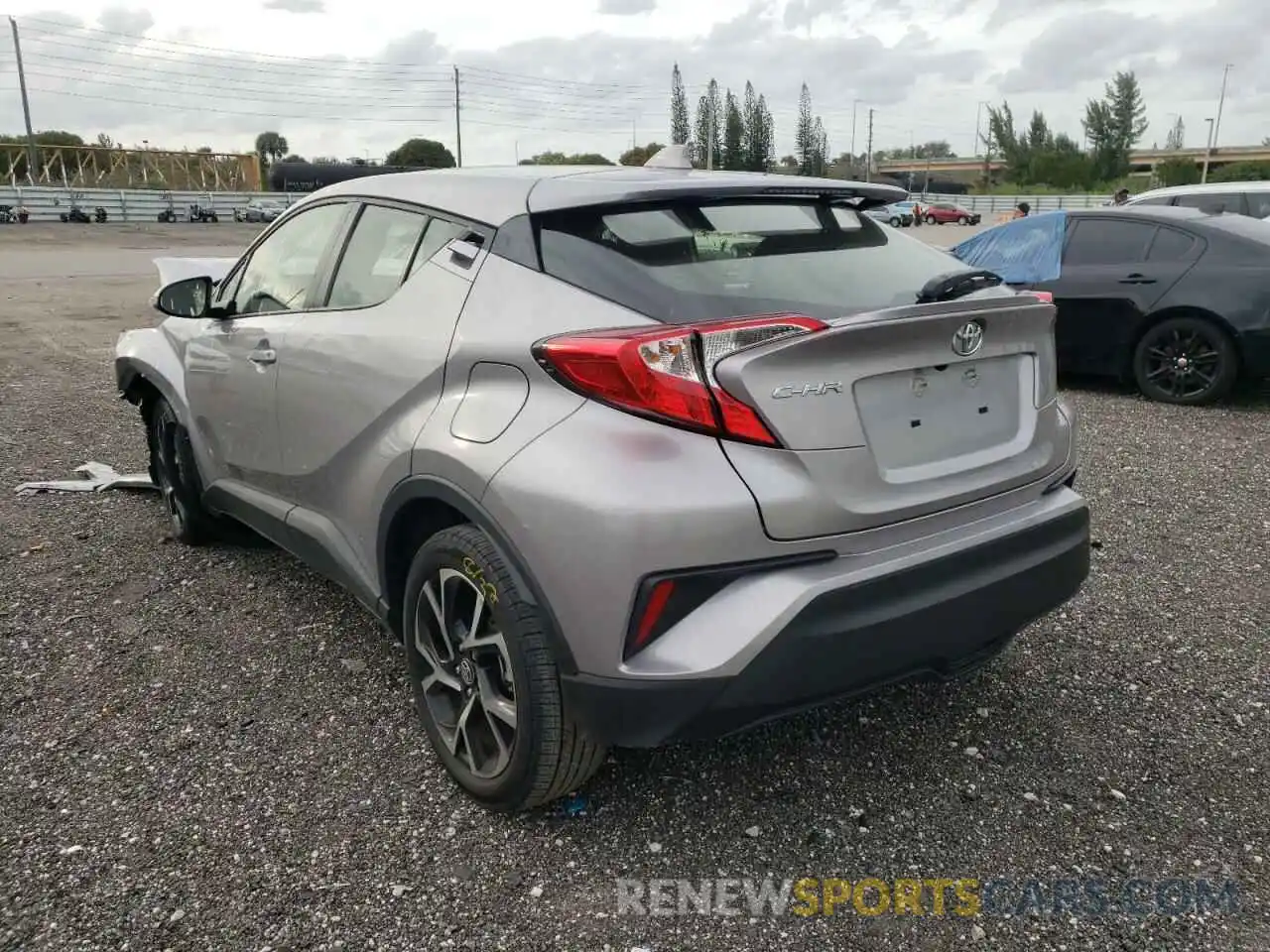 3 Photograph of a damaged car JTNKHMBXXL1090674 TOYOTA C-HR 2020