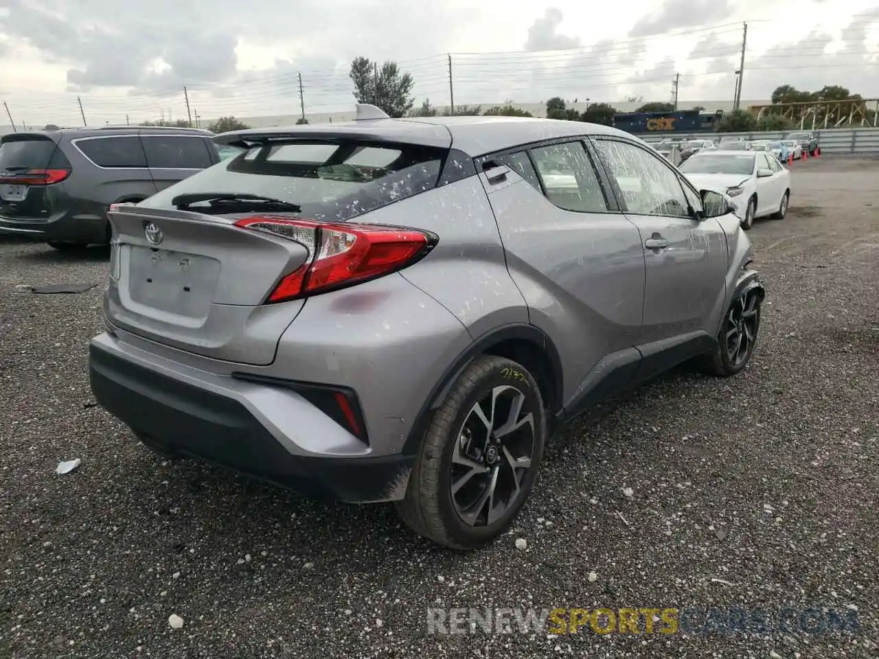 4 Photograph of a damaged car JTNKHMBXXL1090674 TOYOTA C-HR 2020