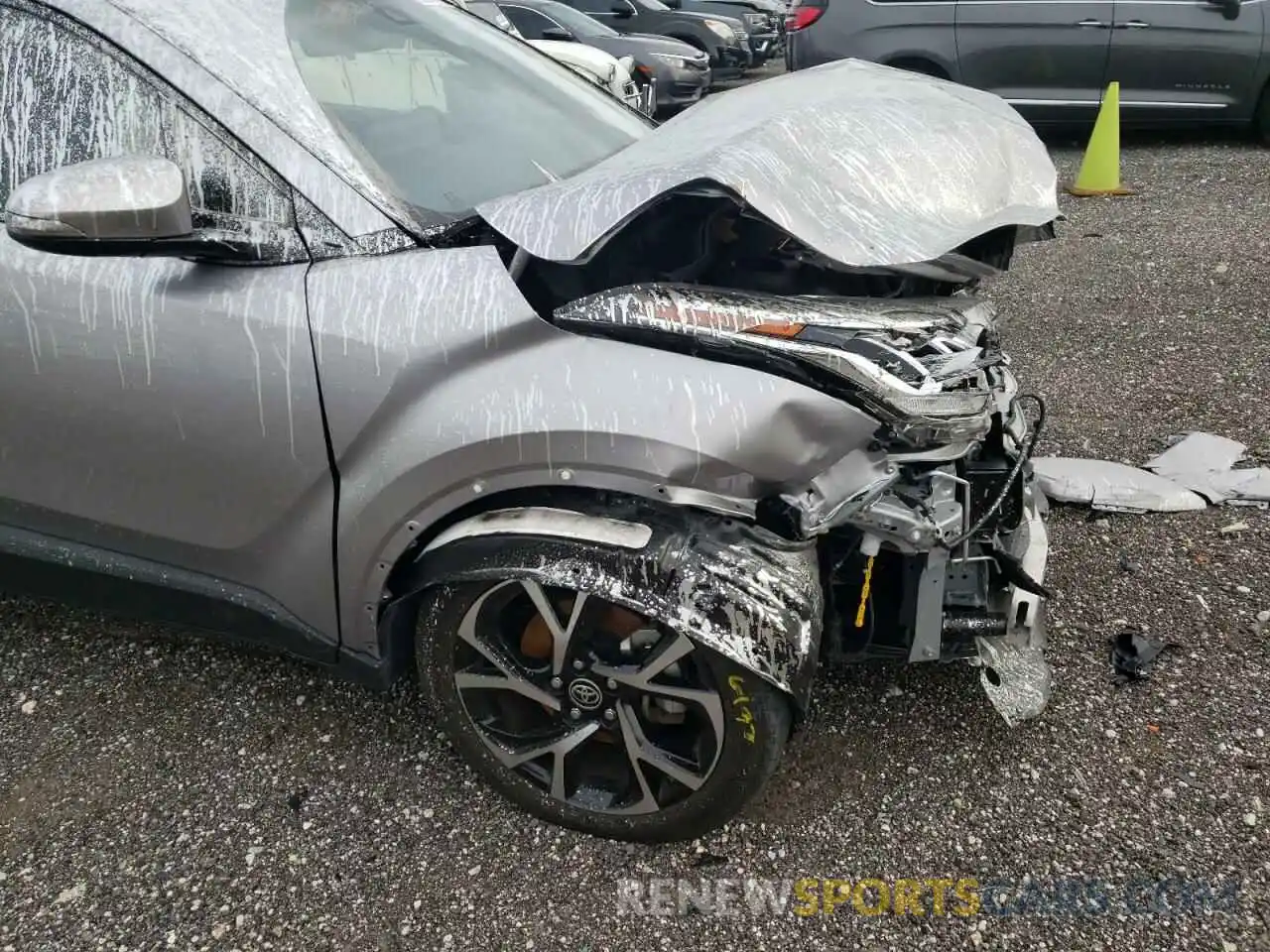 9 Photograph of a damaged car JTNKHMBXXL1090674 TOYOTA C-HR 2020