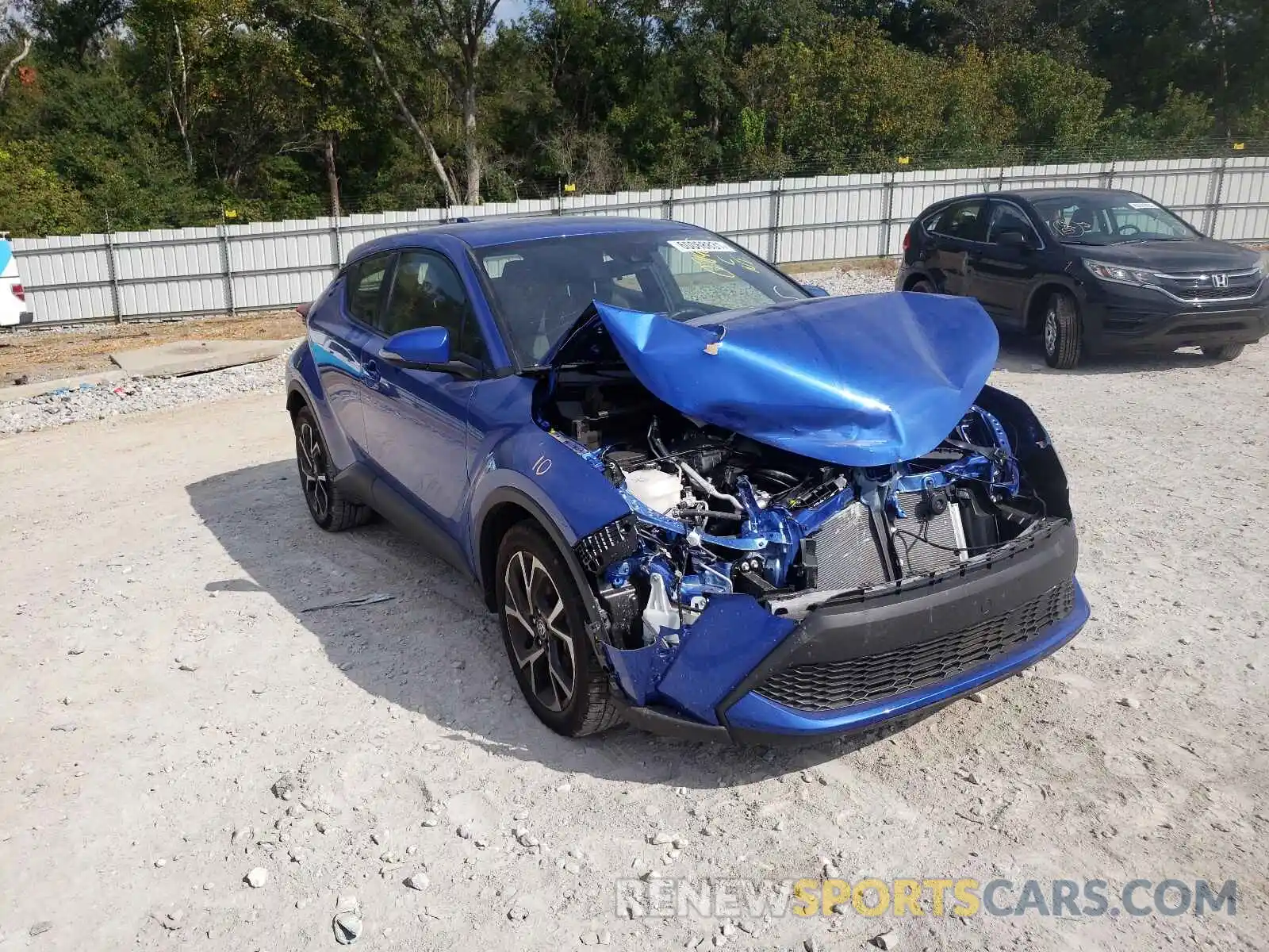 1 Photograph of a damaged car JTNKHMBXXL1091405 TOYOTA C-HR 2020