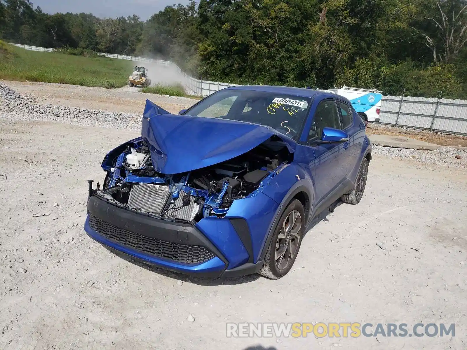 2 Photograph of a damaged car JTNKHMBXXL1091405 TOYOTA C-HR 2020