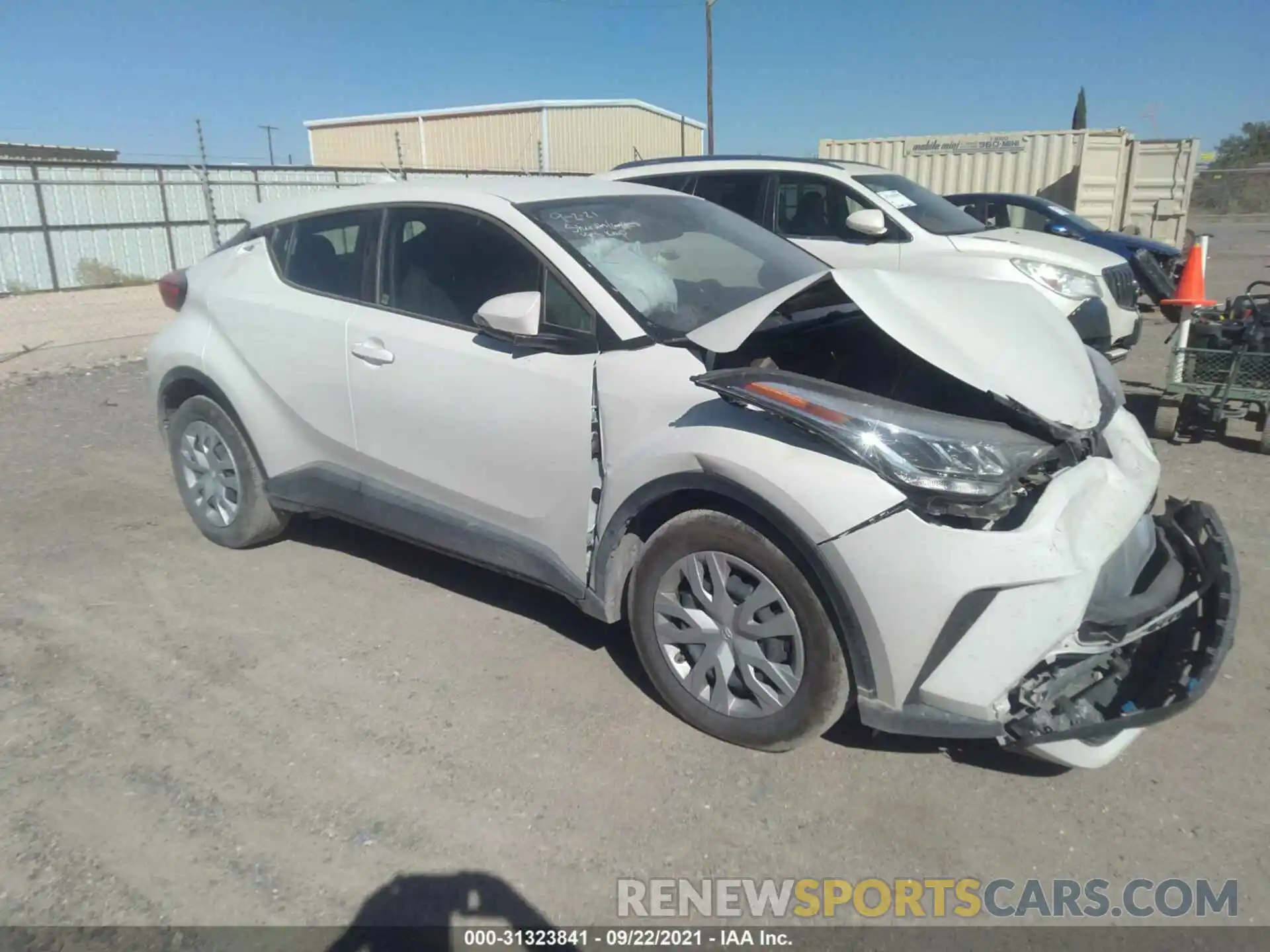 1 Photograph of a damaged car JTNKHMBXXL1092103 TOYOTA C-HR 2020