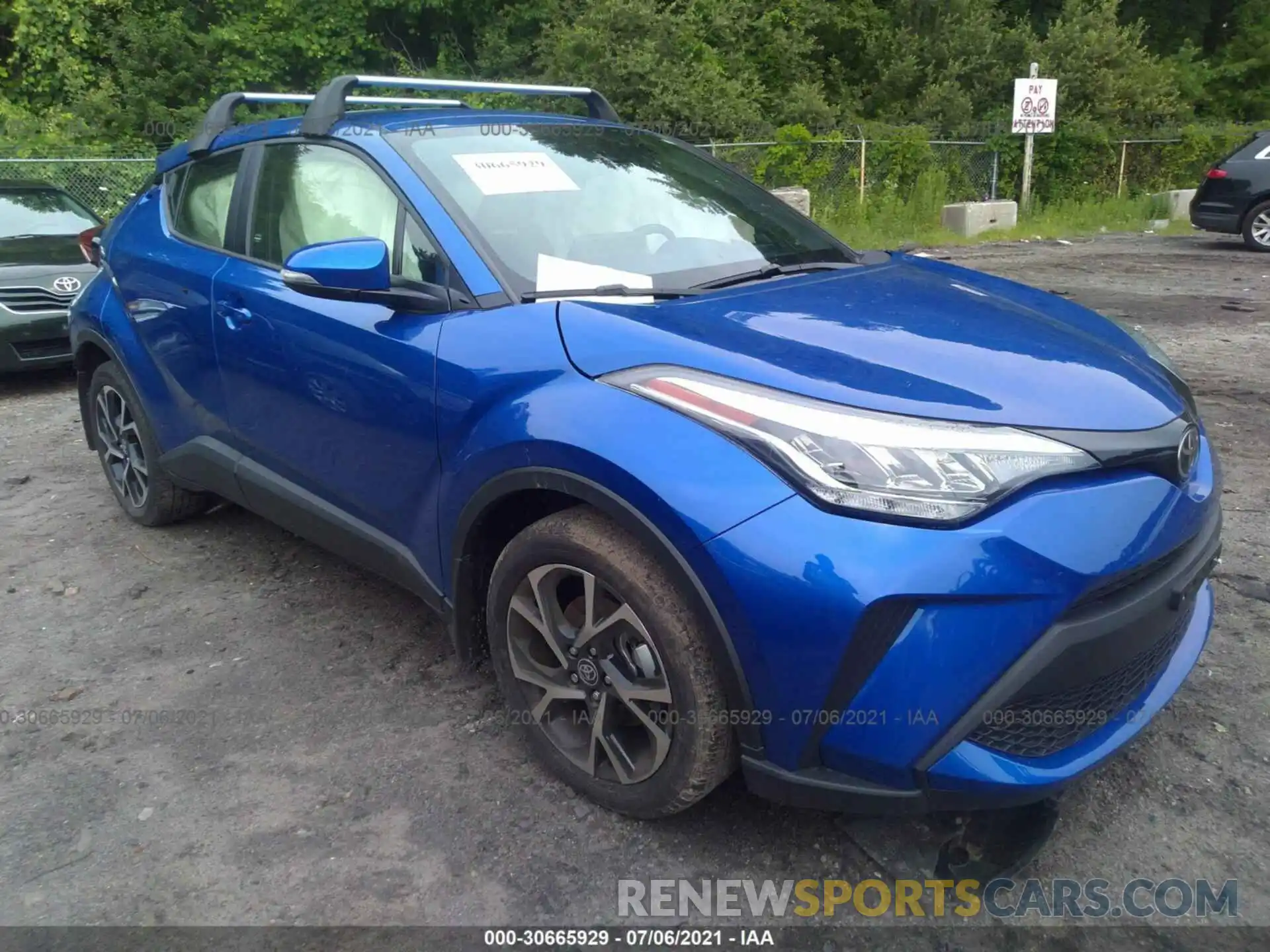 1 Photograph of a damaged car JTNKHMBXXL1093090 TOYOTA C-HR 2020