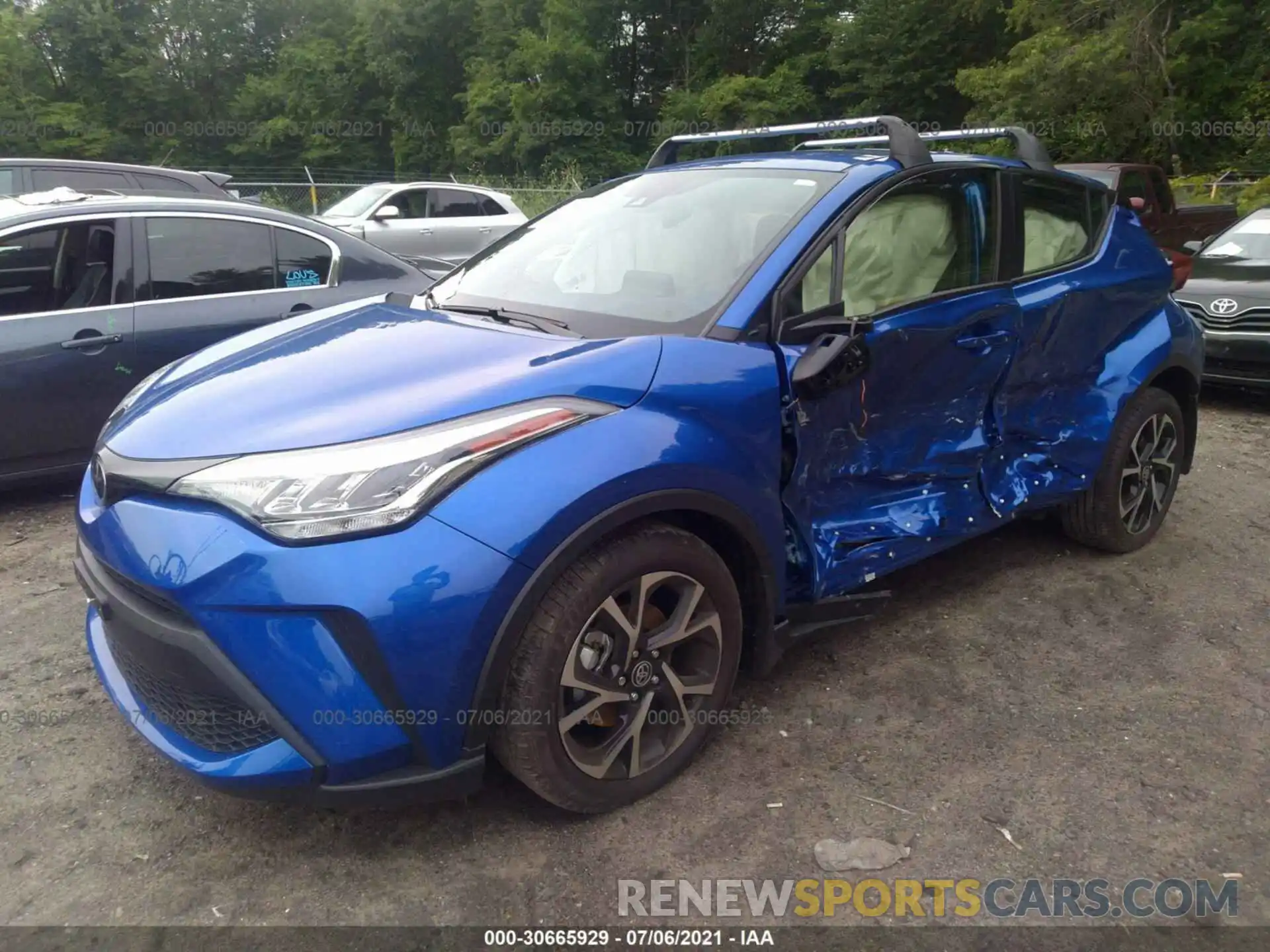 2 Photograph of a damaged car JTNKHMBXXL1093090 TOYOTA C-HR 2020