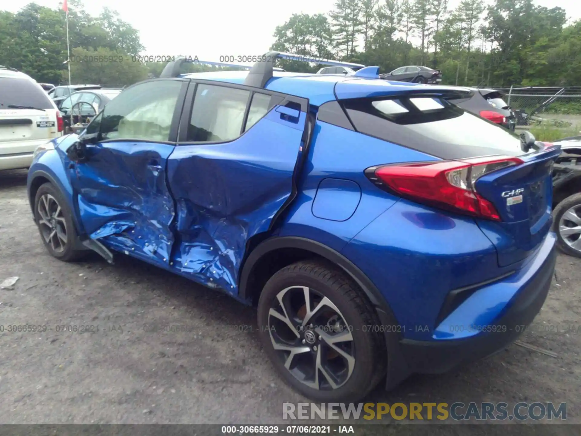 3 Photograph of a damaged car JTNKHMBXXL1093090 TOYOTA C-HR 2020