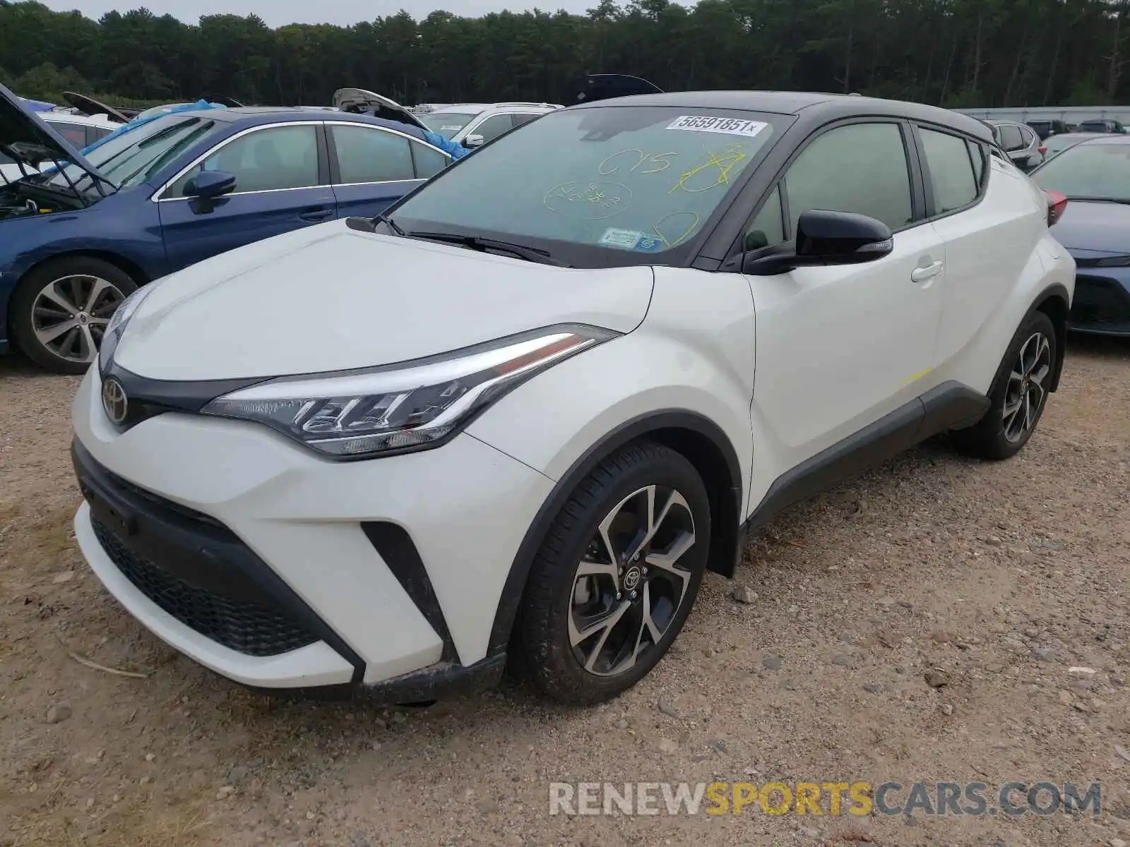 2 Фотография поврежденного автомобиля JTNKHMBXXL1094045 TOYOTA C-HR 2020