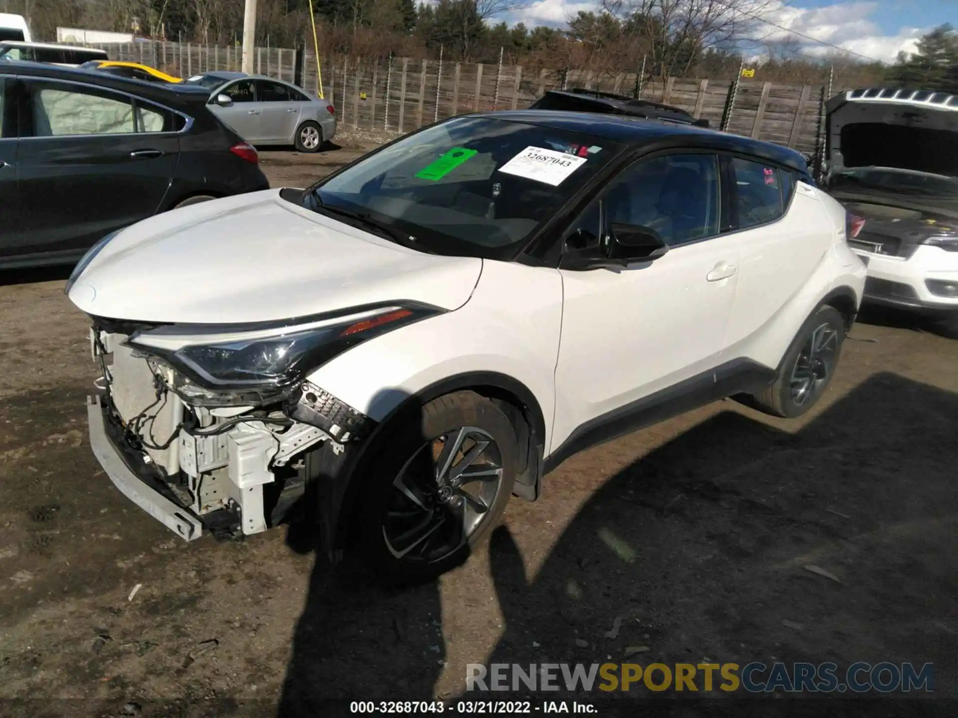 2 Фотография поврежденного автомобиля NMTKHMBX0LR103762 TOYOTA C-HR 2020