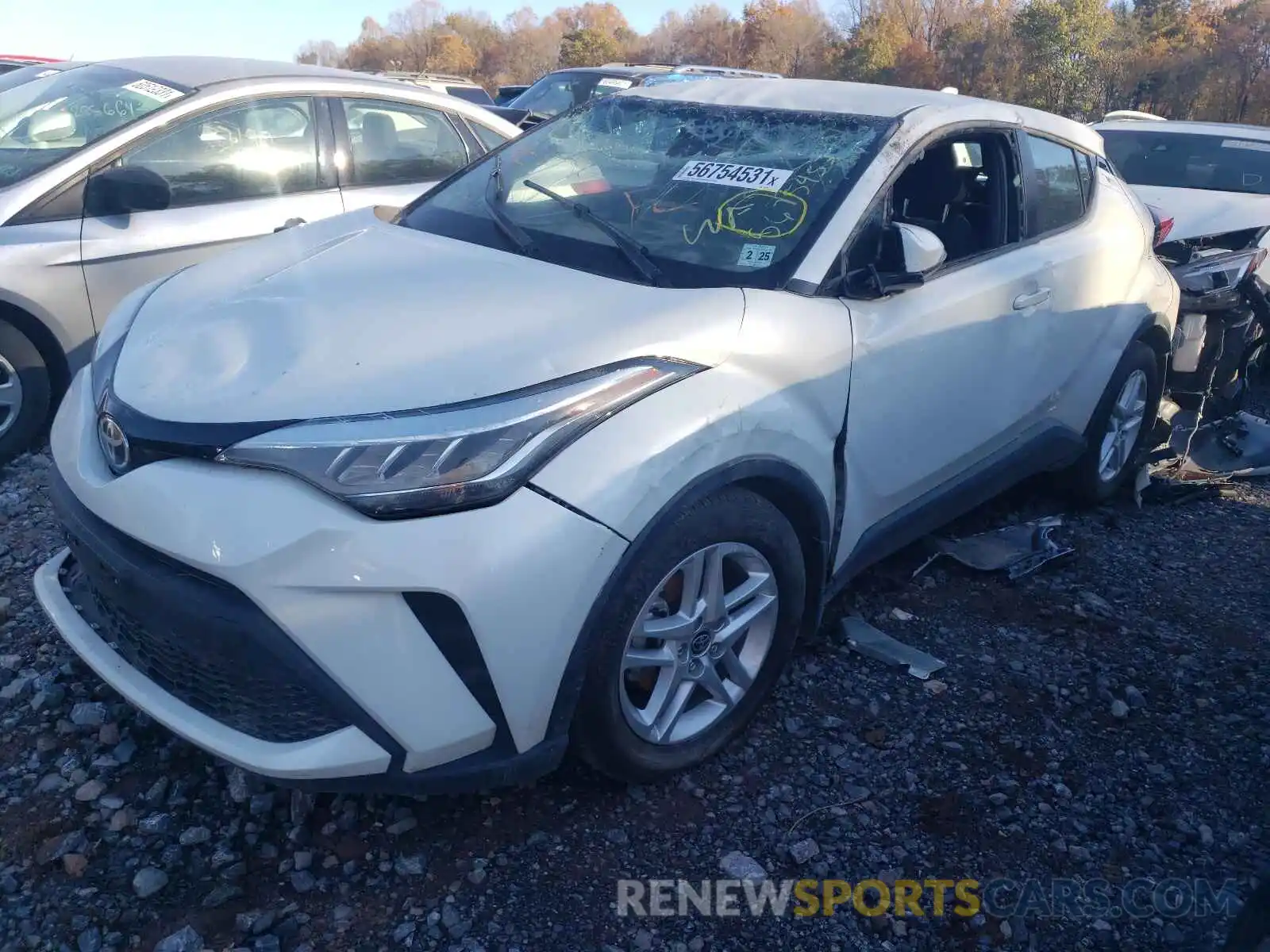 2 Photograph of a damaged car NMTKHMBX0LR105270 TOYOTA C-HR 2020