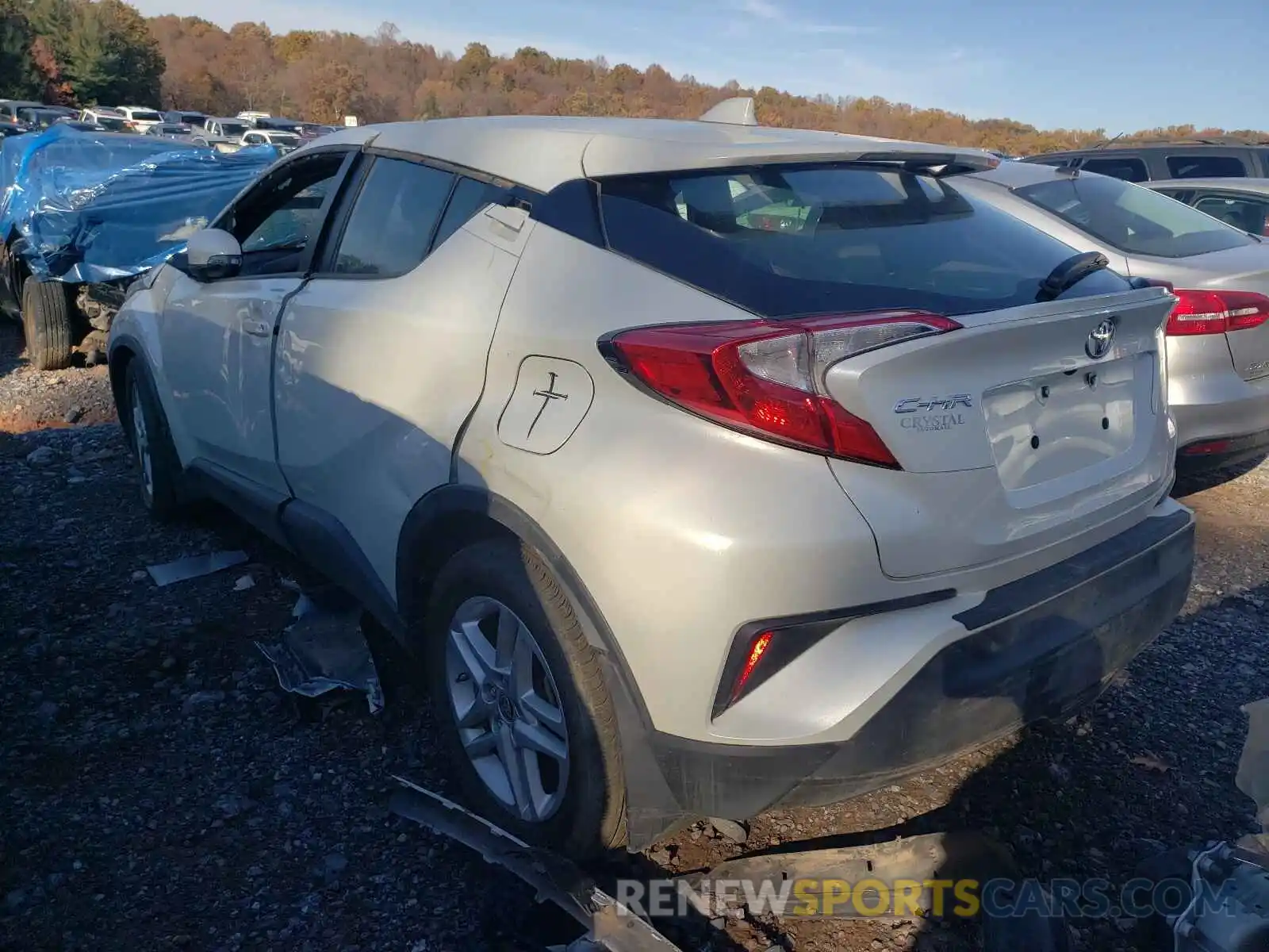 3 Photograph of a damaged car NMTKHMBX0LR105270 TOYOTA C-HR 2020