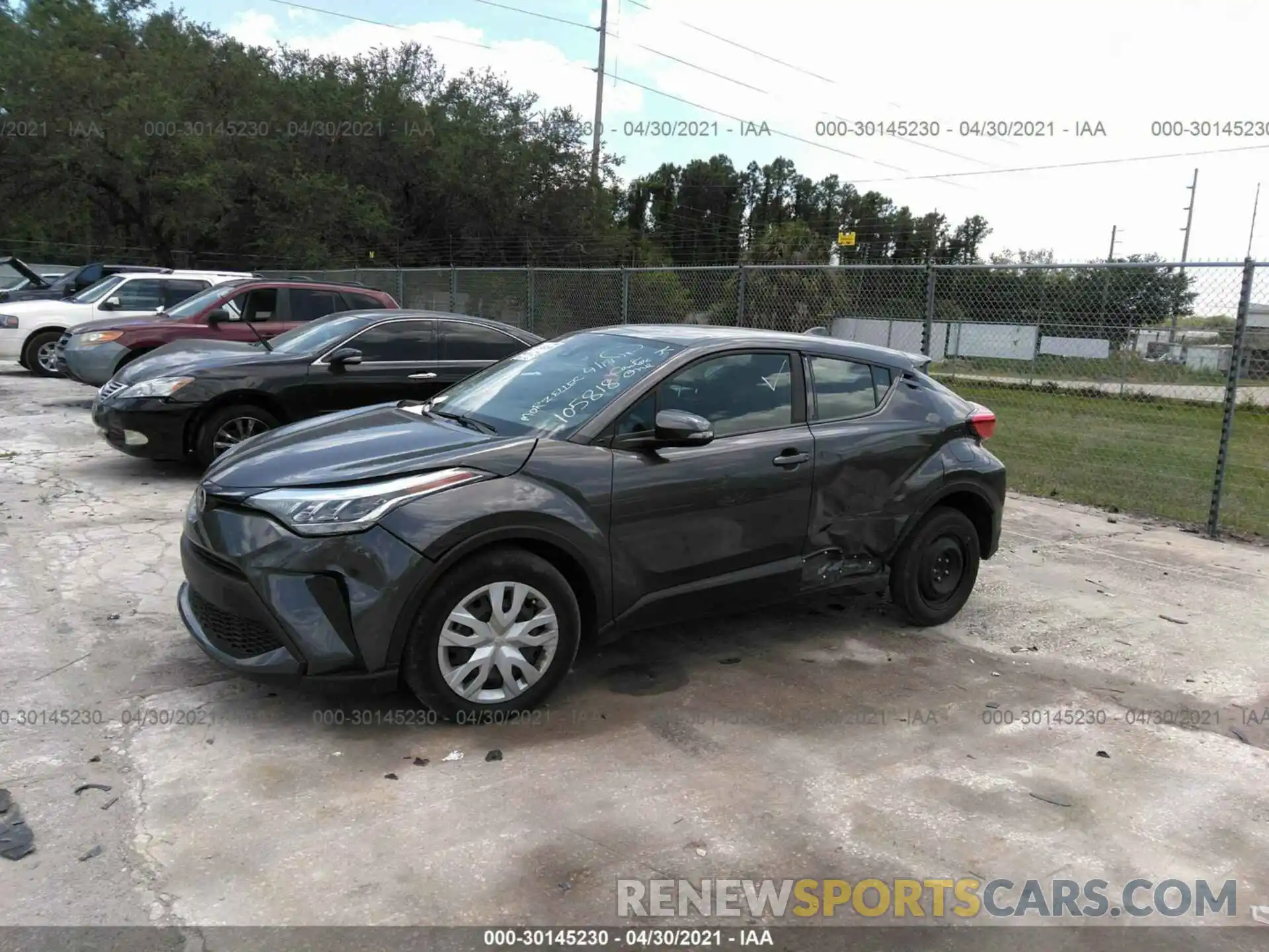 2 Photograph of a damaged car NMTKHMBX0LR105818 TOYOTA C-HR 2020