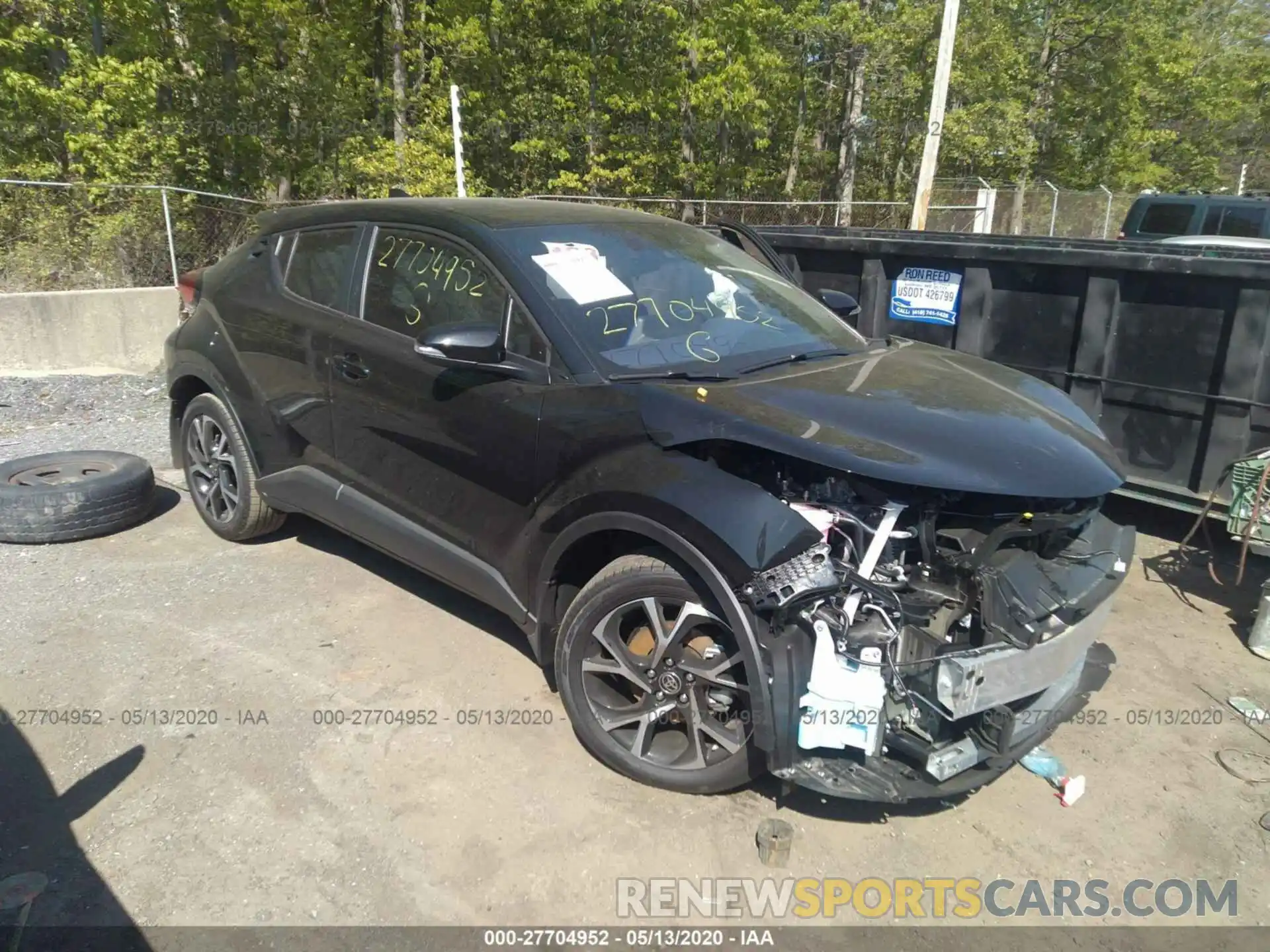 1 Photograph of a damaged car NMTKHMBX0LR107018 TOYOTA C-HR 2020