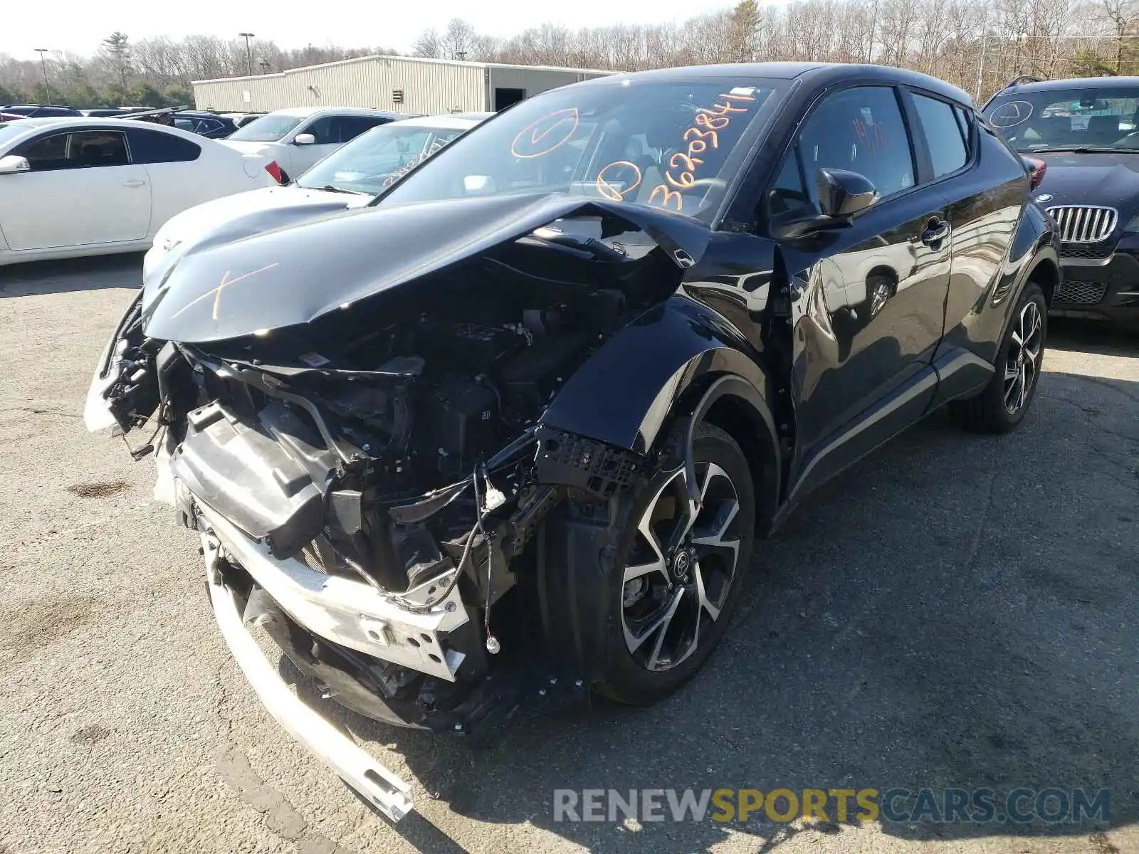 2 Photograph of a damaged car NMTKHMBX0LR108671 TOYOTA C-HR 2020