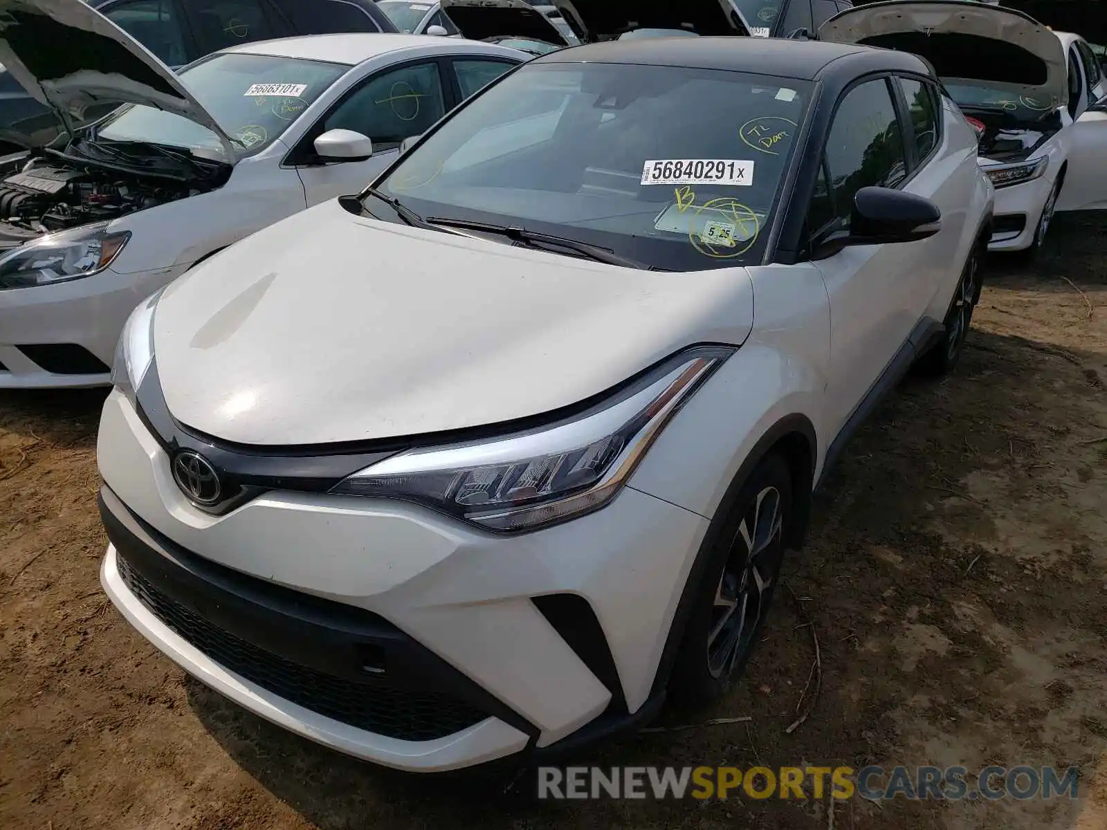 2 Photograph of a damaged car NMTKHMBX0LR110601 TOYOTA C-HR 2020