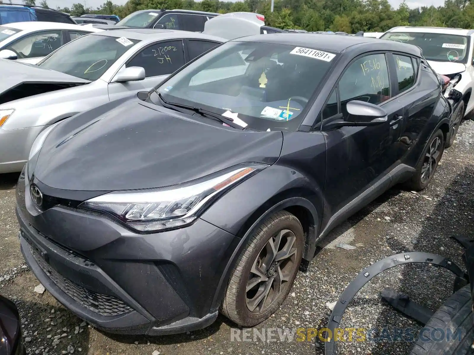 2 Photograph of a damaged car NMTKHMBX0LR114874 TOYOTA C-HR 2020