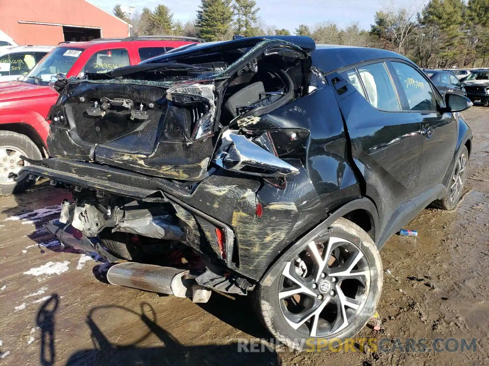 4 Photograph of a damaged car NMTKHMBX0LR115135 TOYOTA C-HR 2020