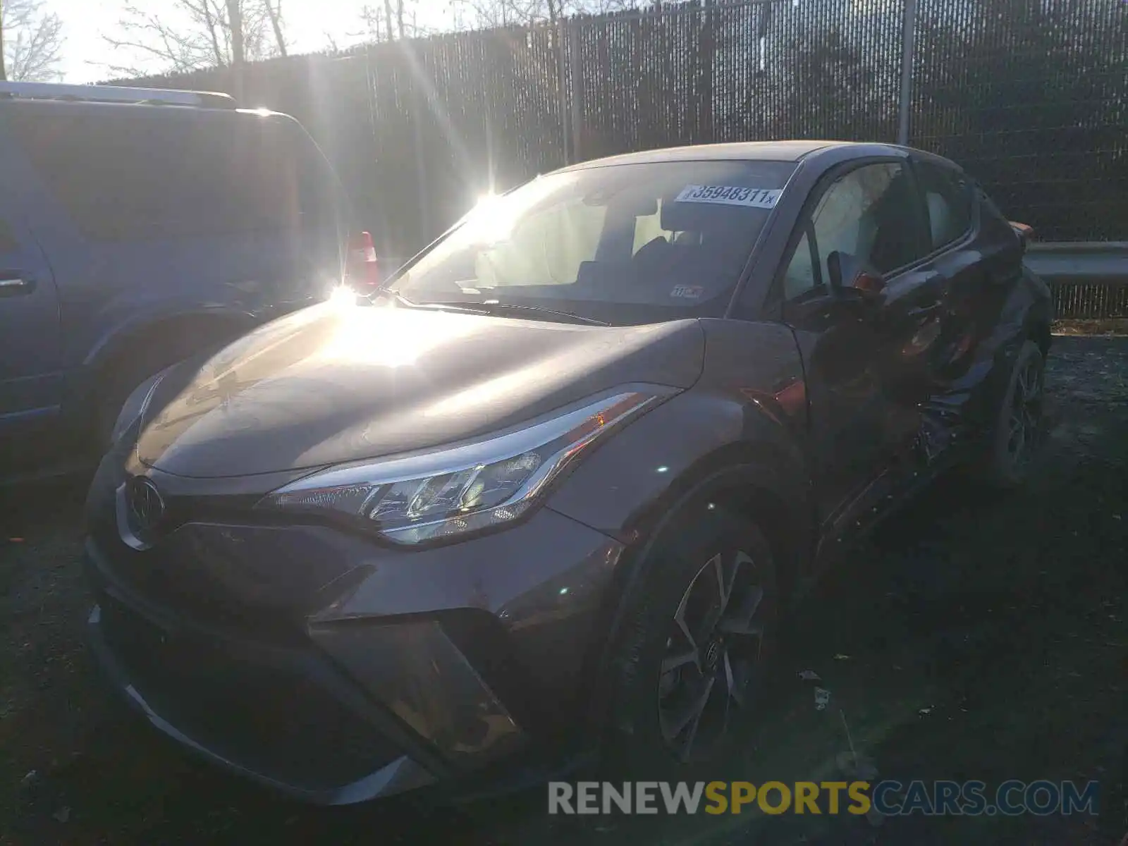 2 Photograph of a damaged car NMTKHMBX0LR116933 TOYOTA C-HR 2020