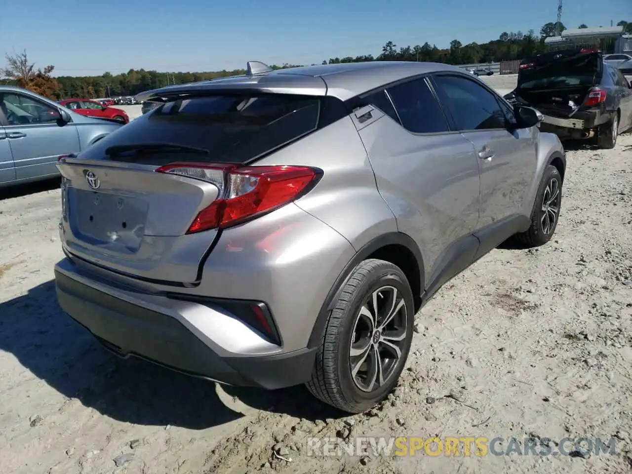 4 Фотография поврежденного автомобиля NMTKHMBX1LR104368 TOYOTA C-HR 2020