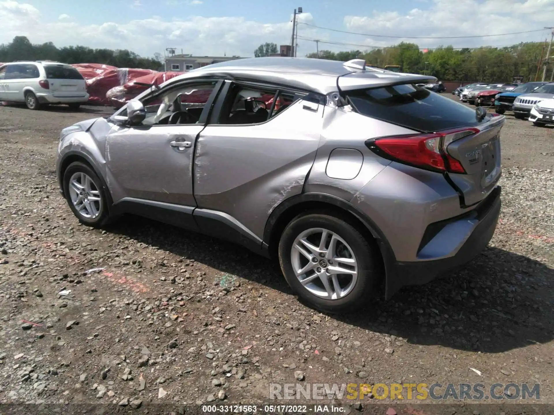 3 Фотография поврежденного автомобиля NMTKHMBX1LR104600 TOYOTA C-HR 2020