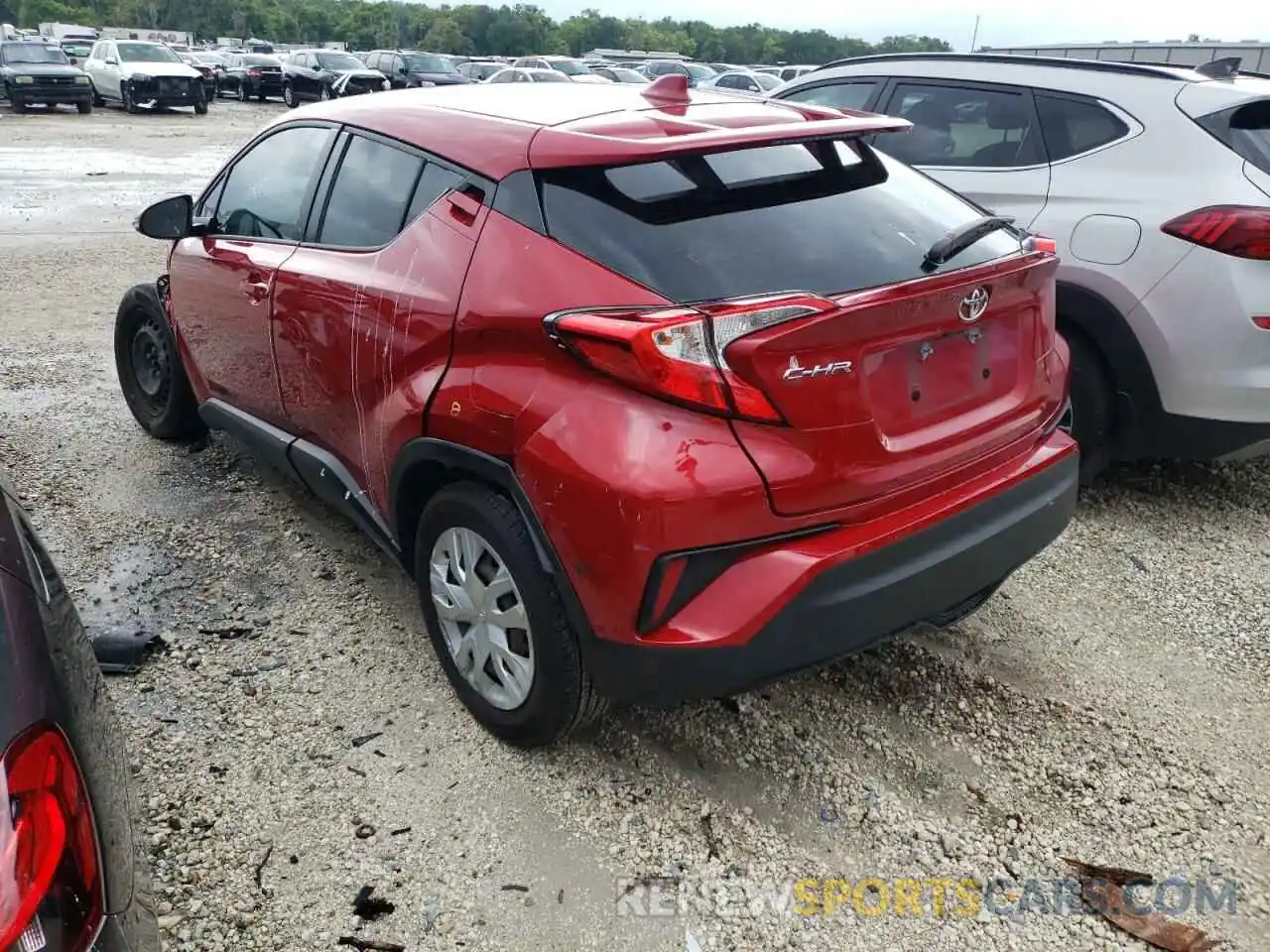 3 Фотография поврежденного автомобиля NMTKHMBX1LR105763 TOYOTA C-HR 2020