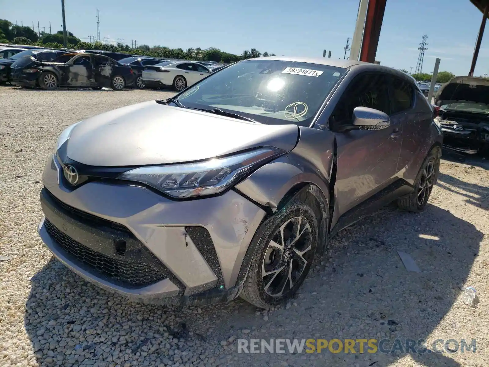 2 Photograph of a damaged car NMTKHMBX1LR106248 TOYOTA C-HR 2020