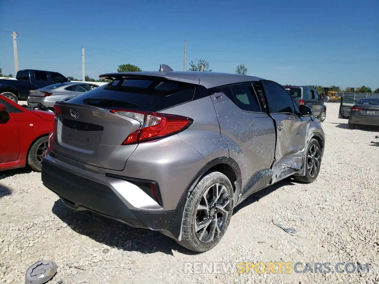 4 Photograph of a damaged car NMTKHMBX1LR106248 TOYOTA C-HR 2020