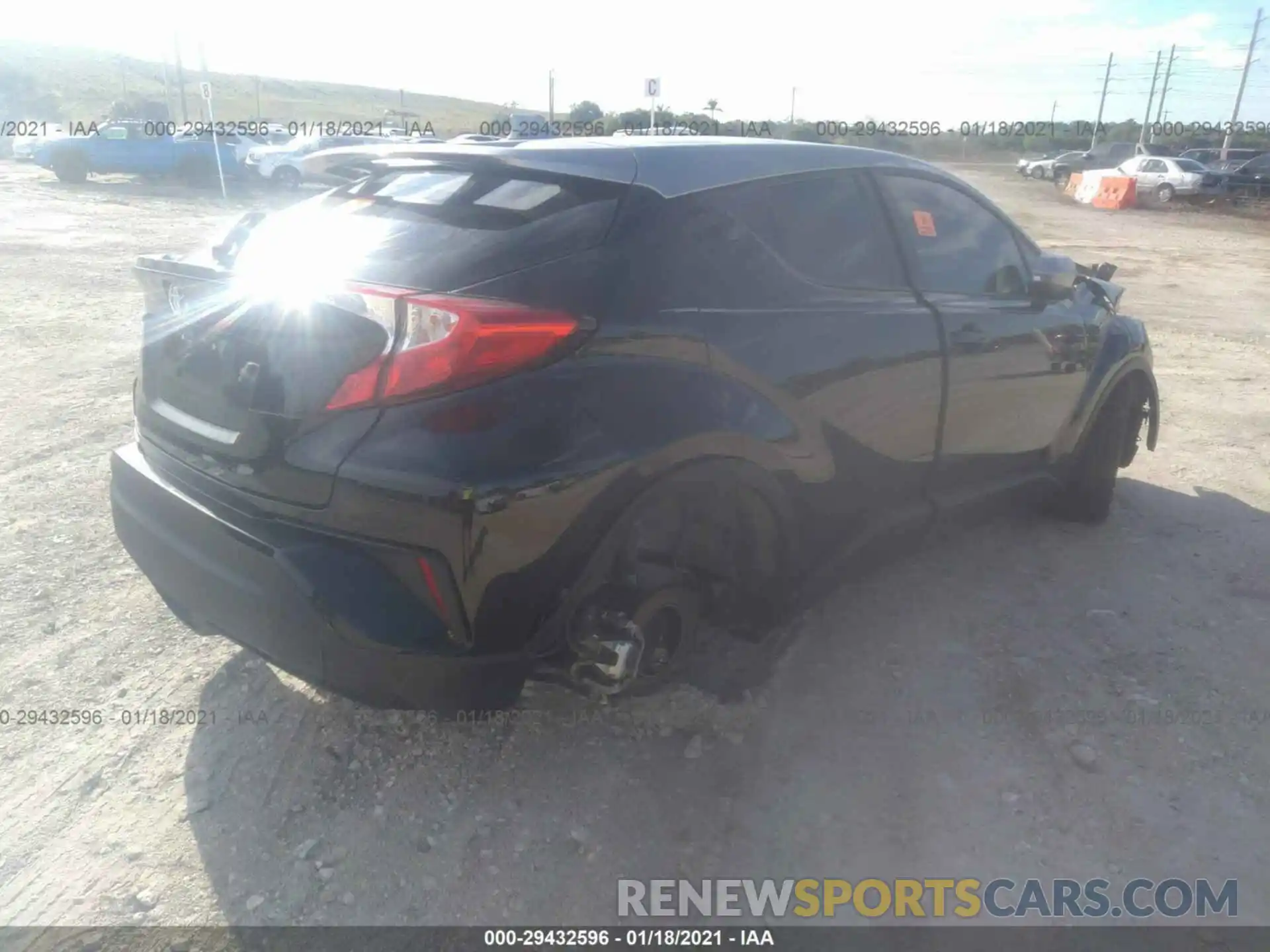 4 Photograph of a damaged car NMTKHMBX1LR107223 TOYOTA C-HR 2020