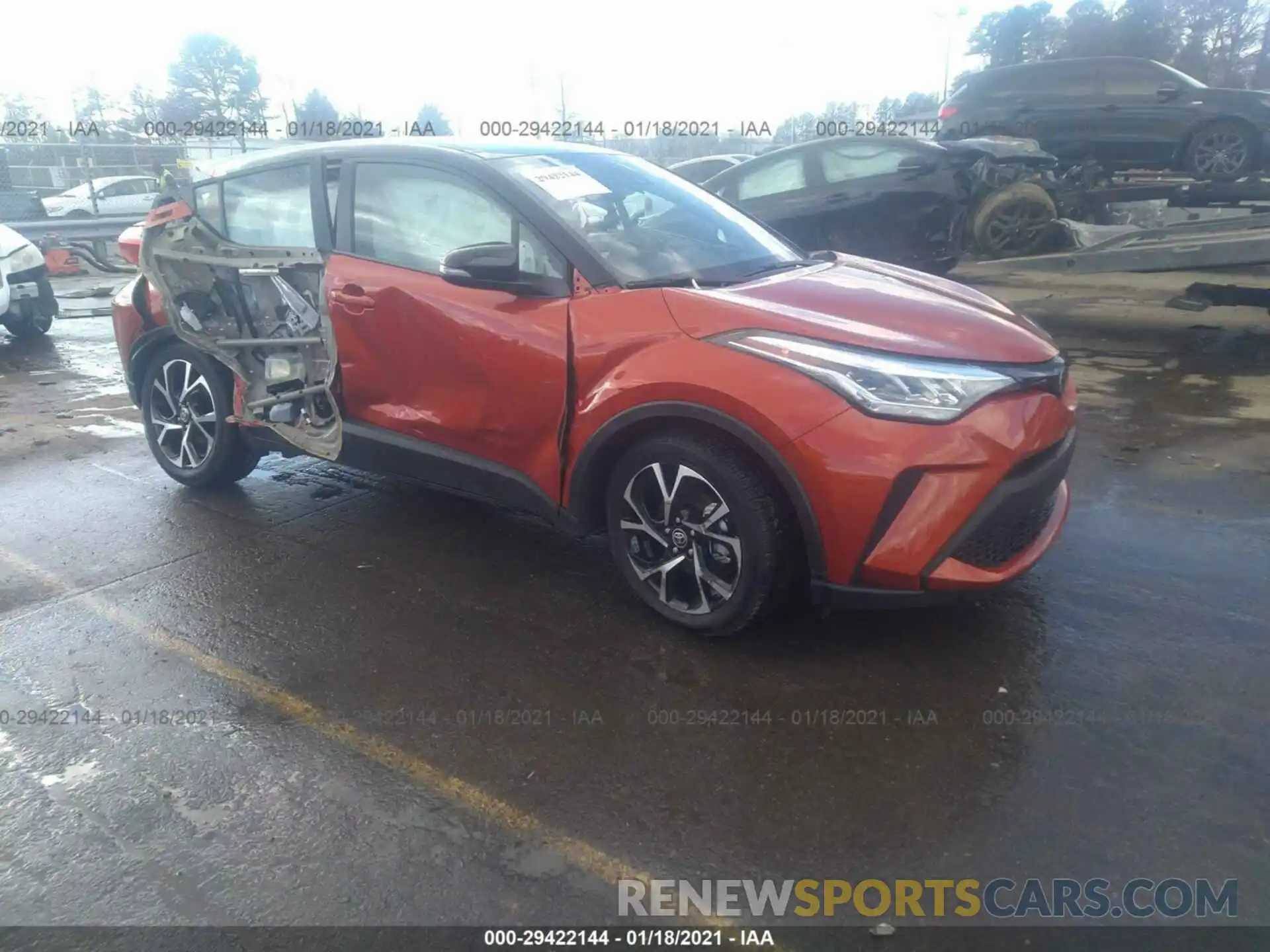 1 Photograph of a damaged car NMTKHMBX1LR107593 TOYOTA C-HR 2020