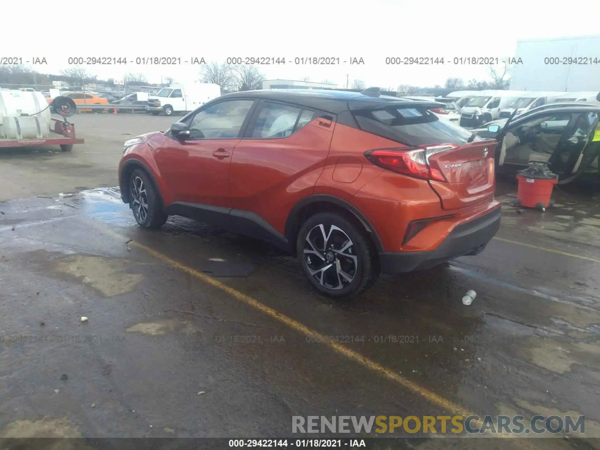 3 Фотография поврежденного автомобиля NMTKHMBX1LR107593 TOYOTA C-HR 2020