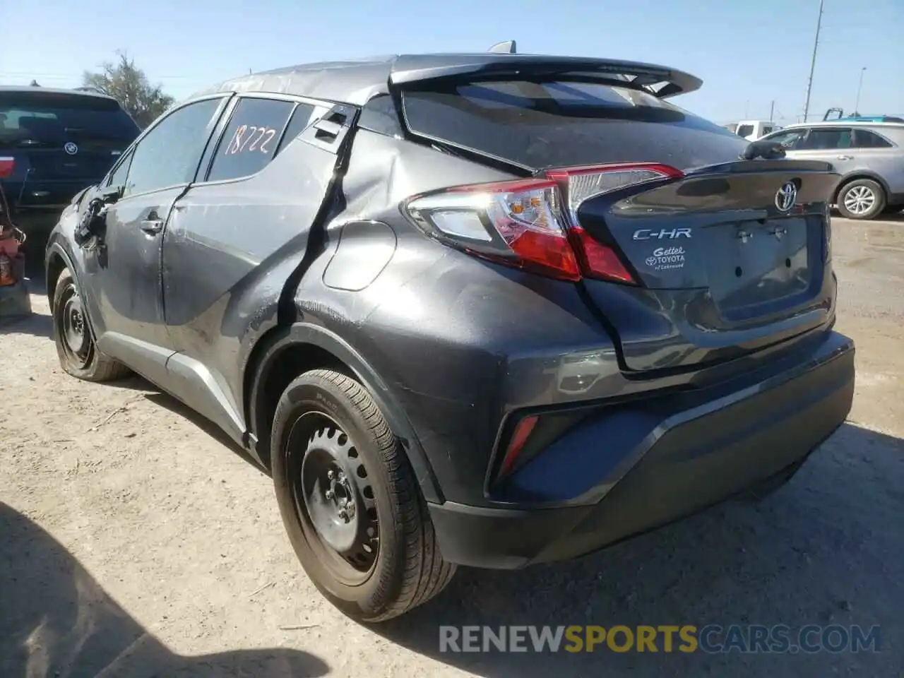 3 Photograph of a damaged car NMTKHMBX1LR113894 TOYOTA C-HR 2020