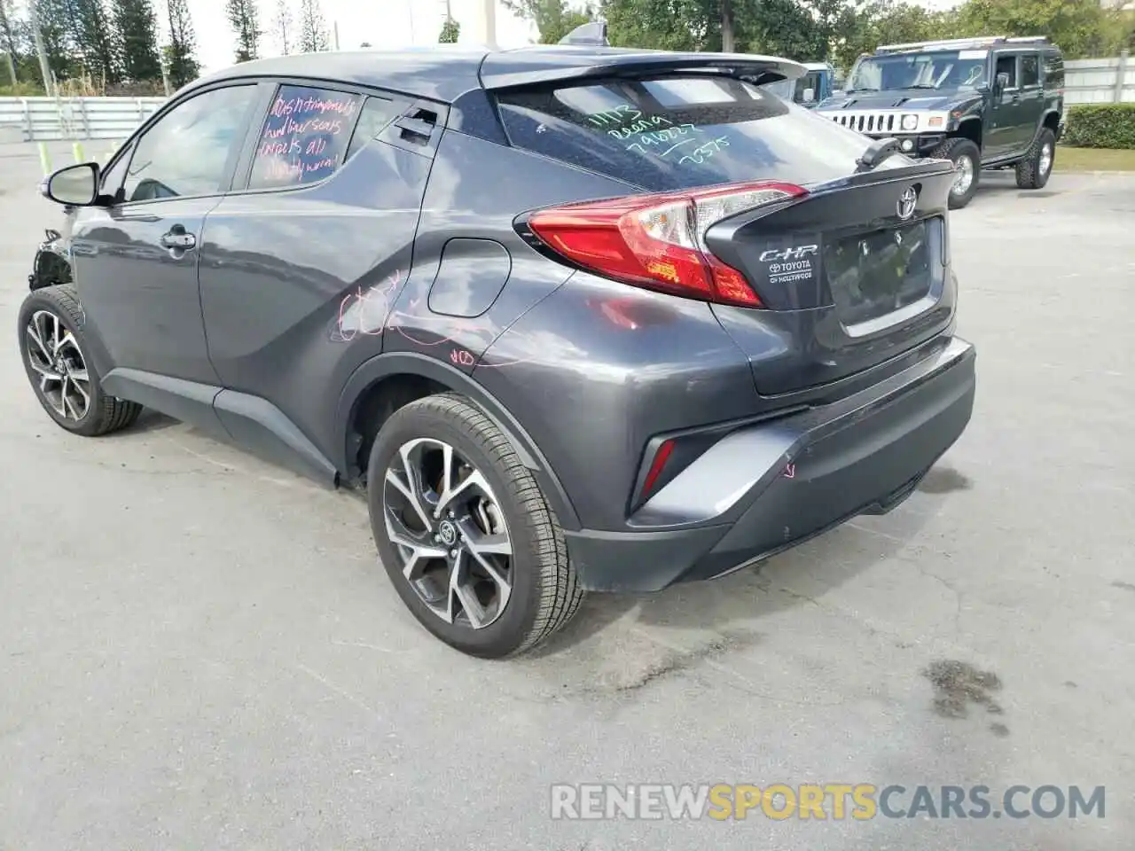 3 Photograph of a damaged car NMTKHMBX1LR114897 TOYOTA C-HR 2020