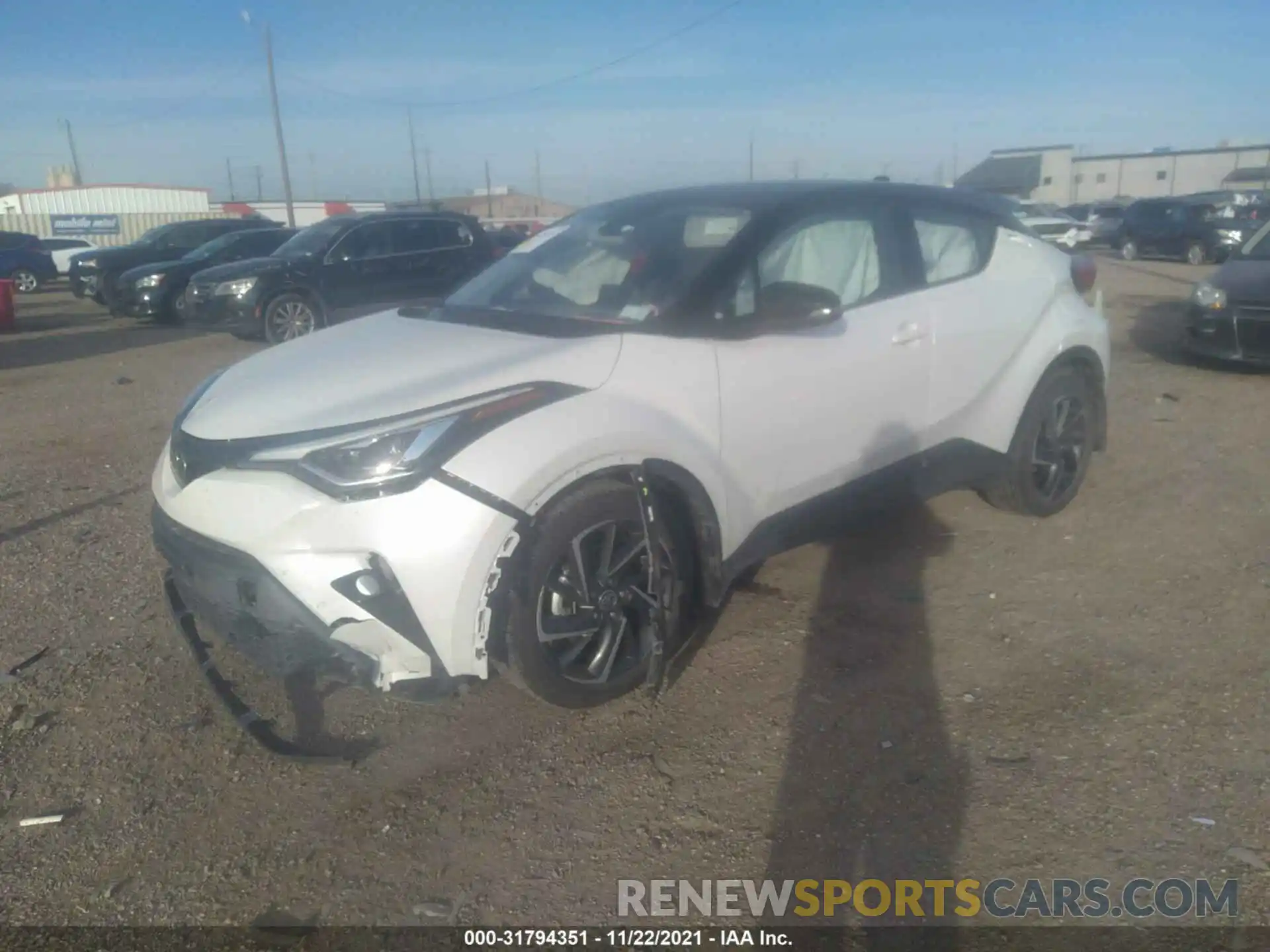 2 Photograph of a damaged car NMTKHMBX1LR116522 TOYOTA C-HR 2020