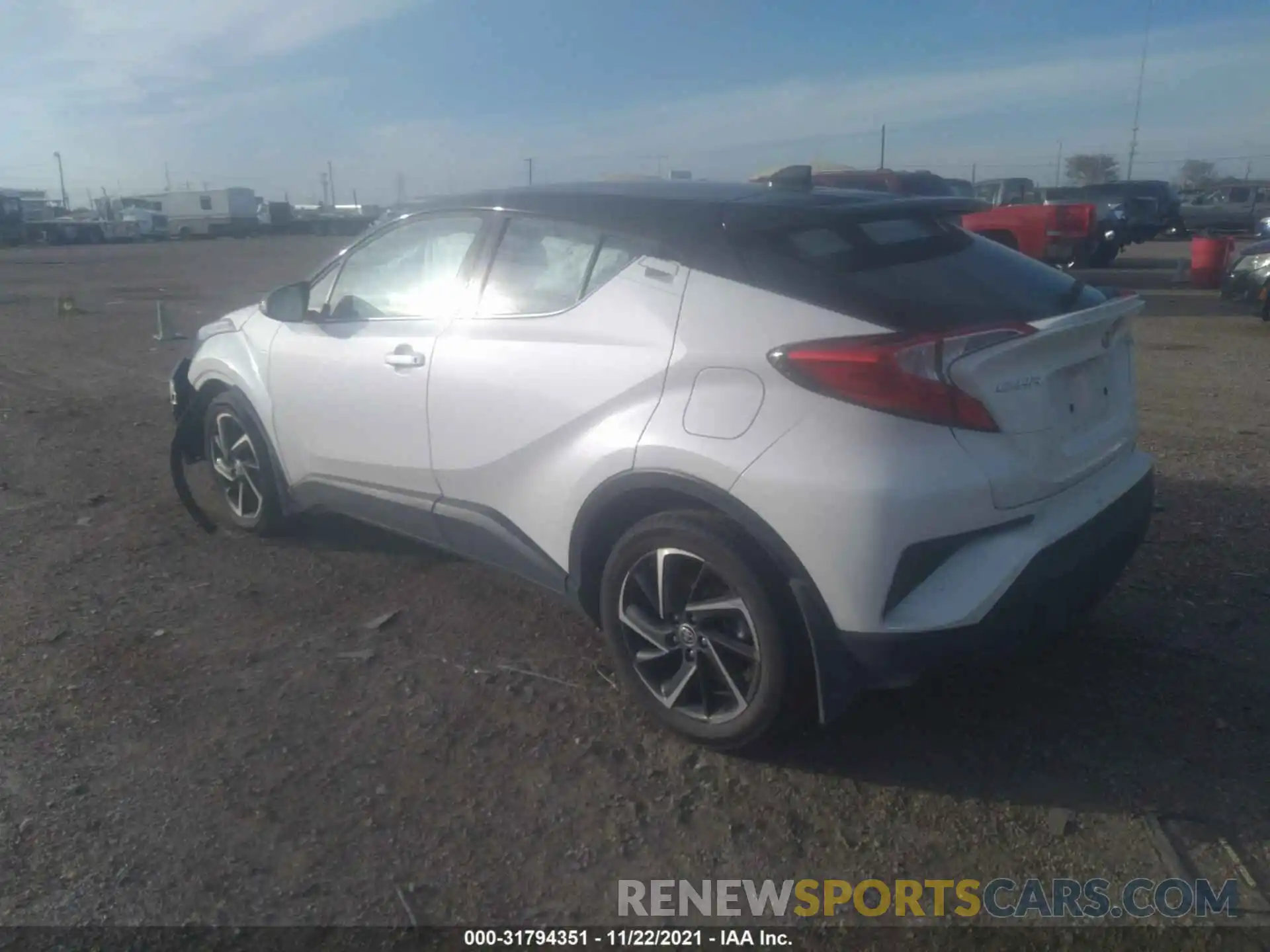 3 Photograph of a damaged car NMTKHMBX1LR116522 TOYOTA C-HR 2020