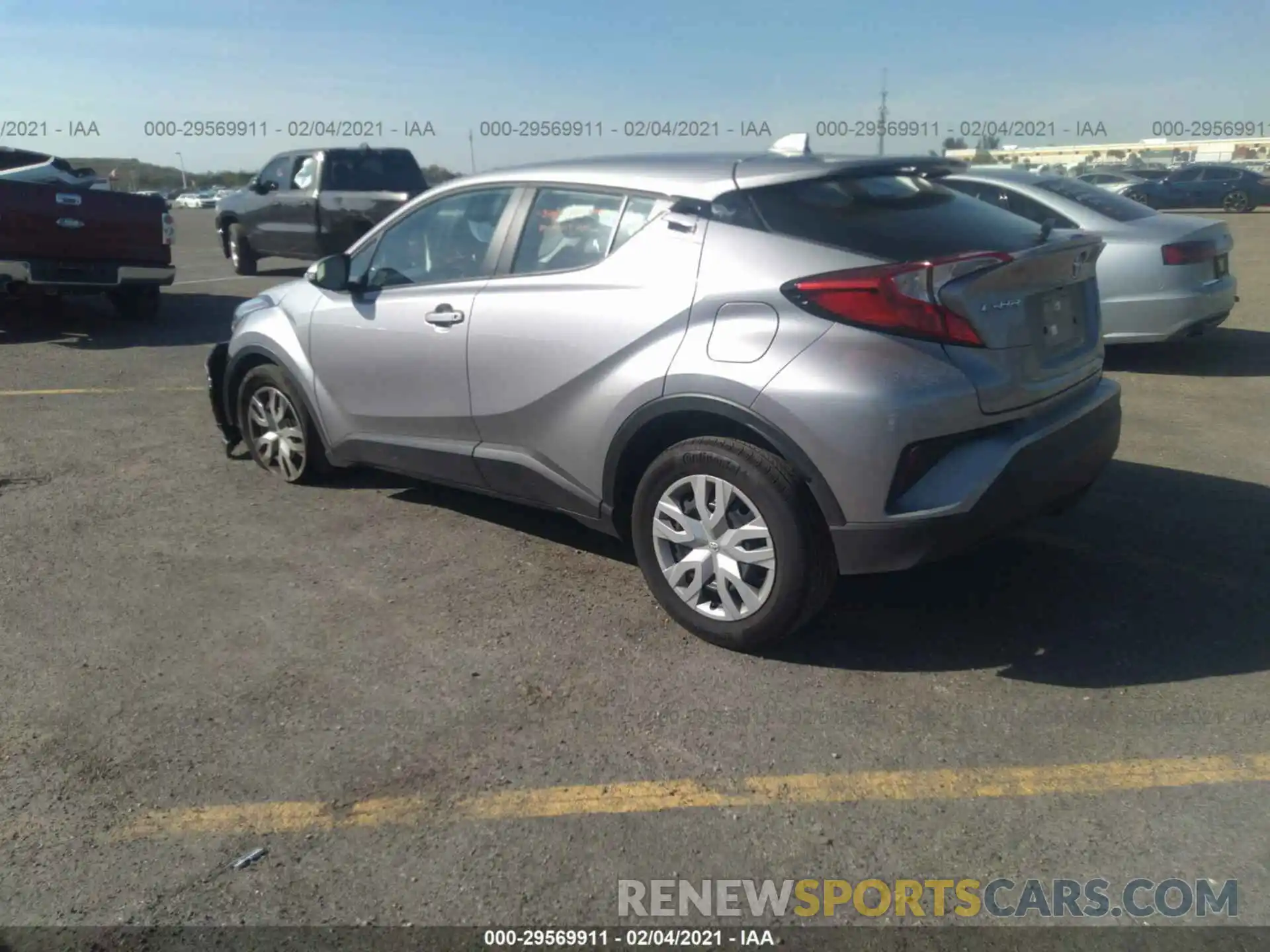 3 Photograph of a damaged car NMTKHMBX1LR117041 TOYOTA C-HR 2020