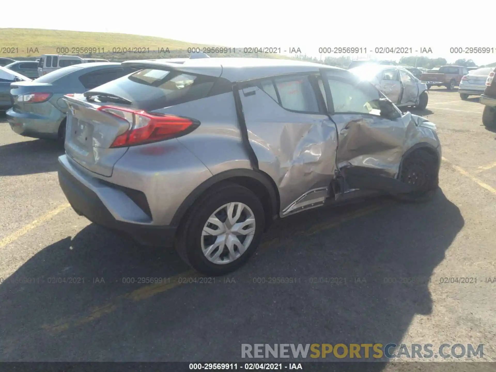 4 Photograph of a damaged car NMTKHMBX1LR117041 TOYOTA C-HR 2020