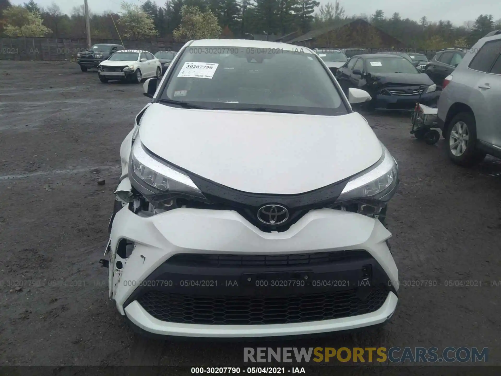 6 Photograph of a damaged car NMTKHMBX1LR117802 TOYOTA C-HR 2020