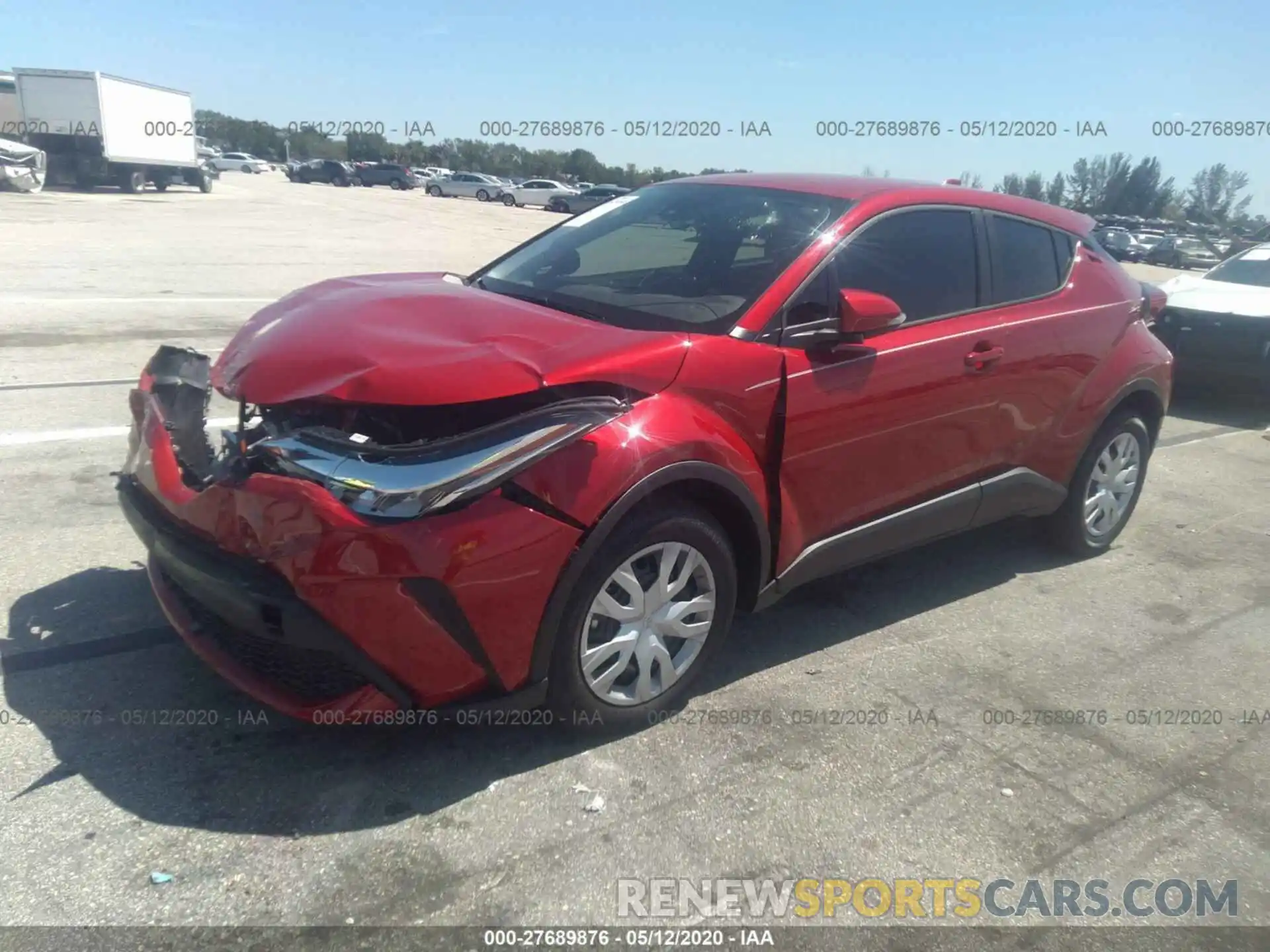 2 Photograph of a damaged car NMTKHMBX2LR104136 TOYOTA C-HR 2020