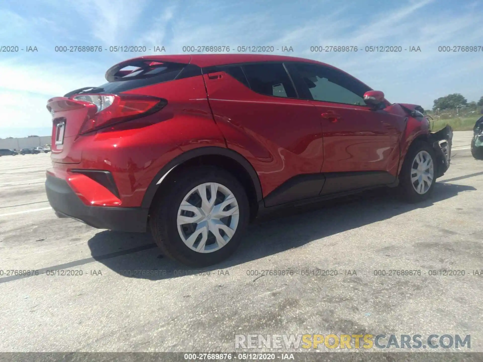 4 Photograph of a damaged car NMTKHMBX2LR104136 TOYOTA C-HR 2020