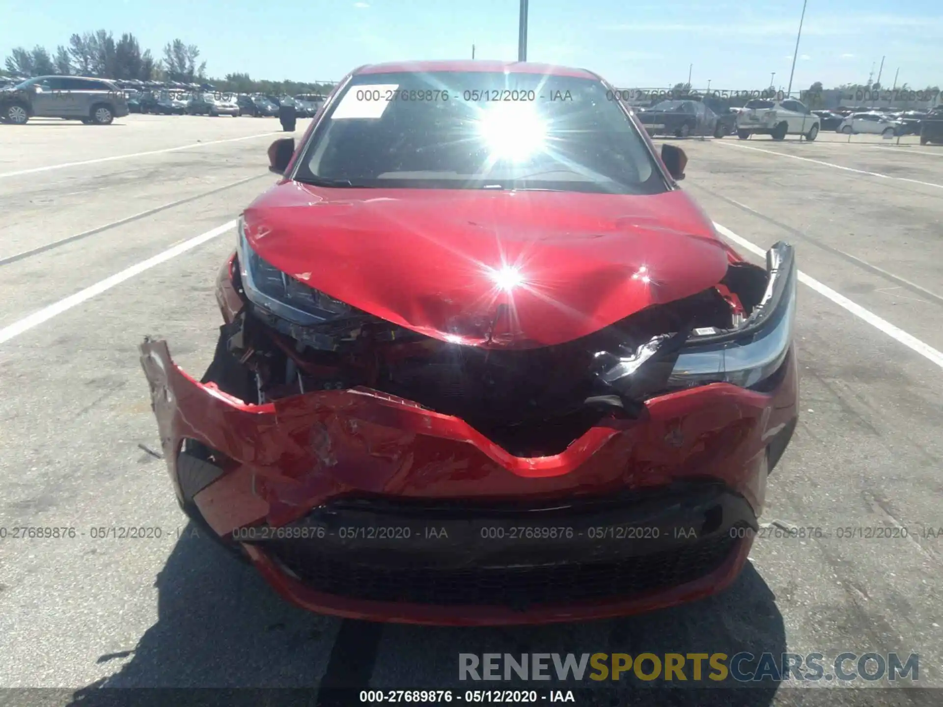 6 Photograph of a damaged car NMTKHMBX2LR104136 TOYOTA C-HR 2020