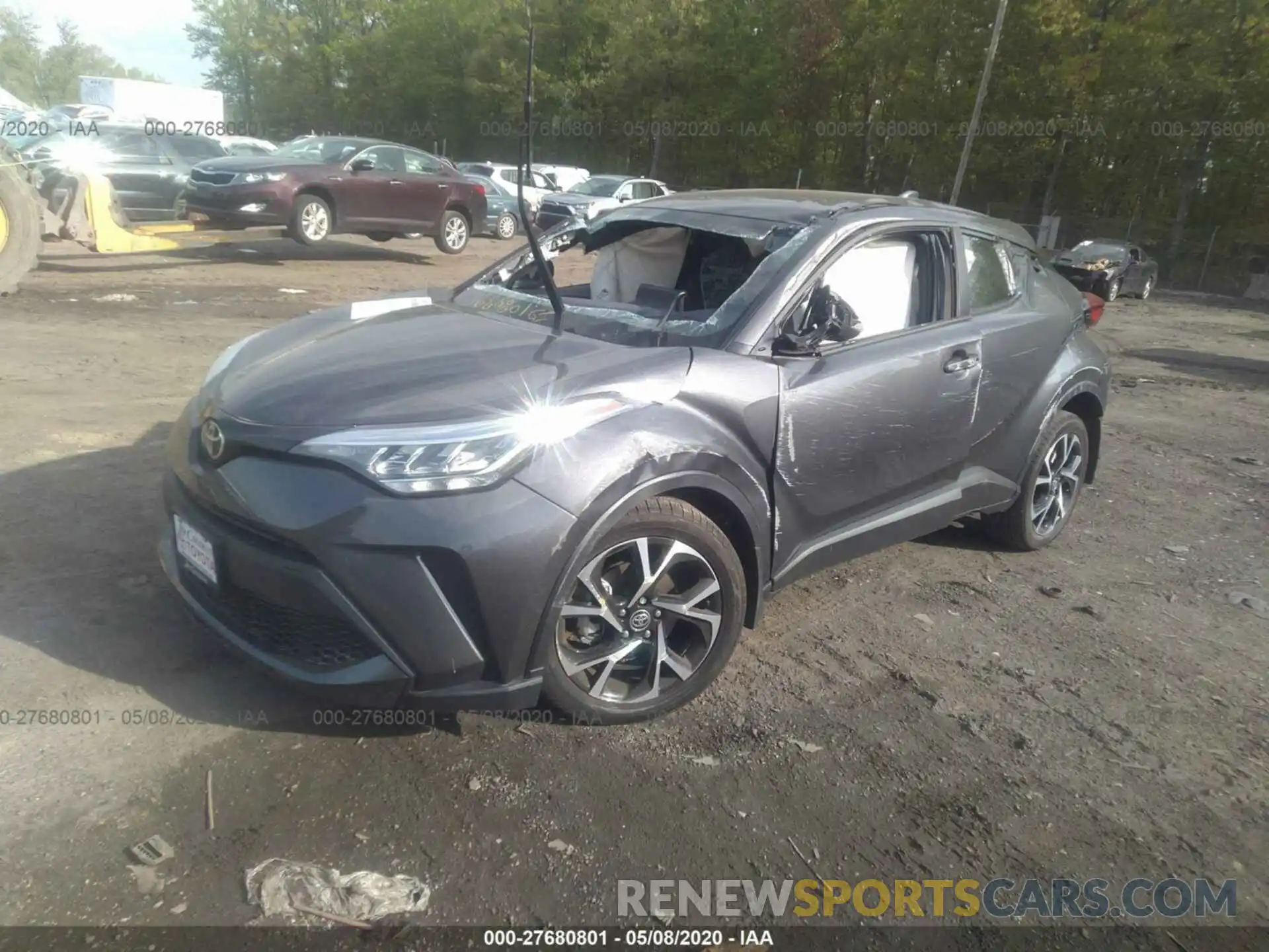 2 Фотография поврежденного автомобиля NMTKHMBX2LR106551 TOYOTA C-HR 2020