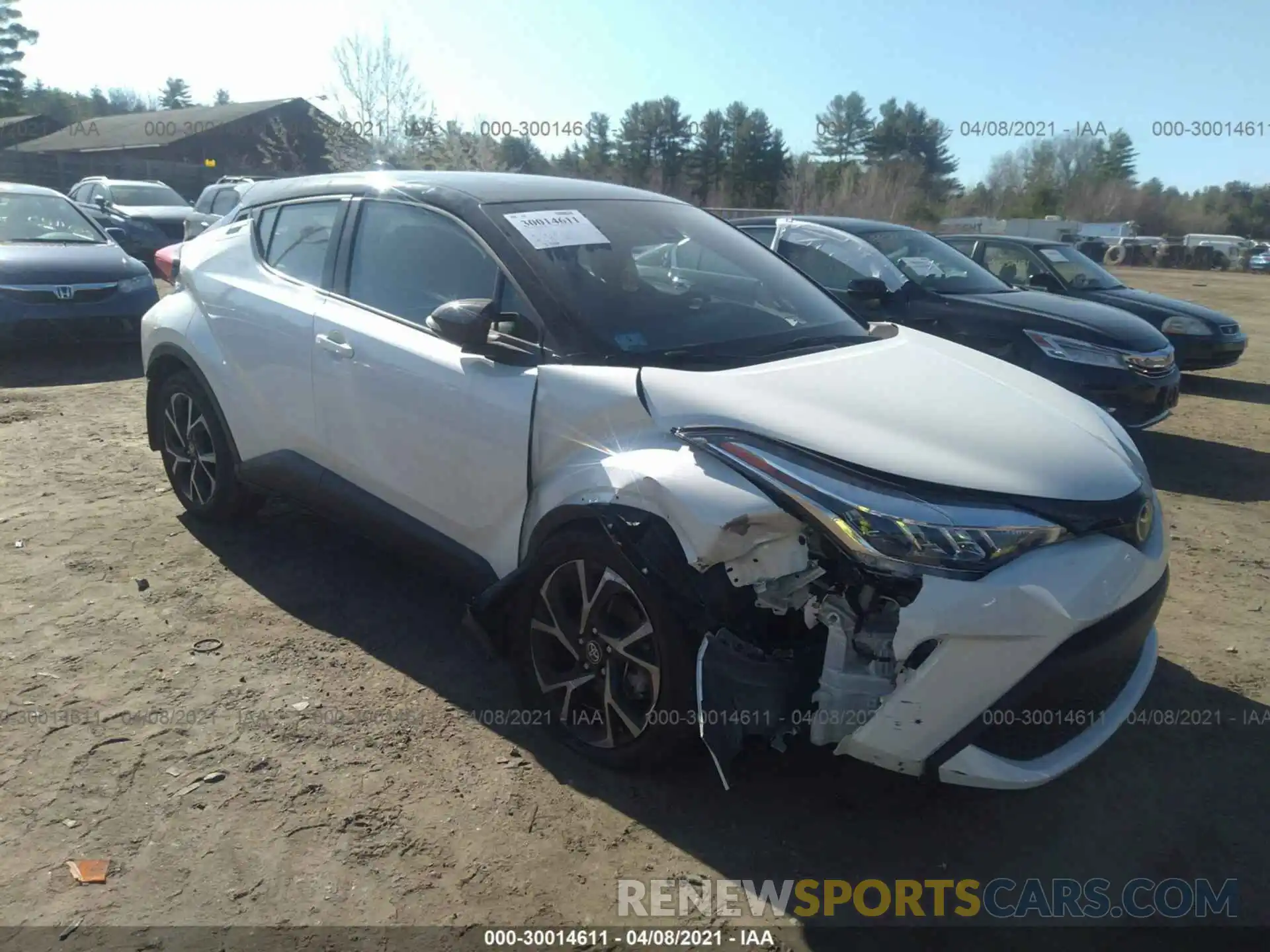 1 Photograph of a damaged car NMTKHMBX2LR107313 TOYOTA C-HR 2020