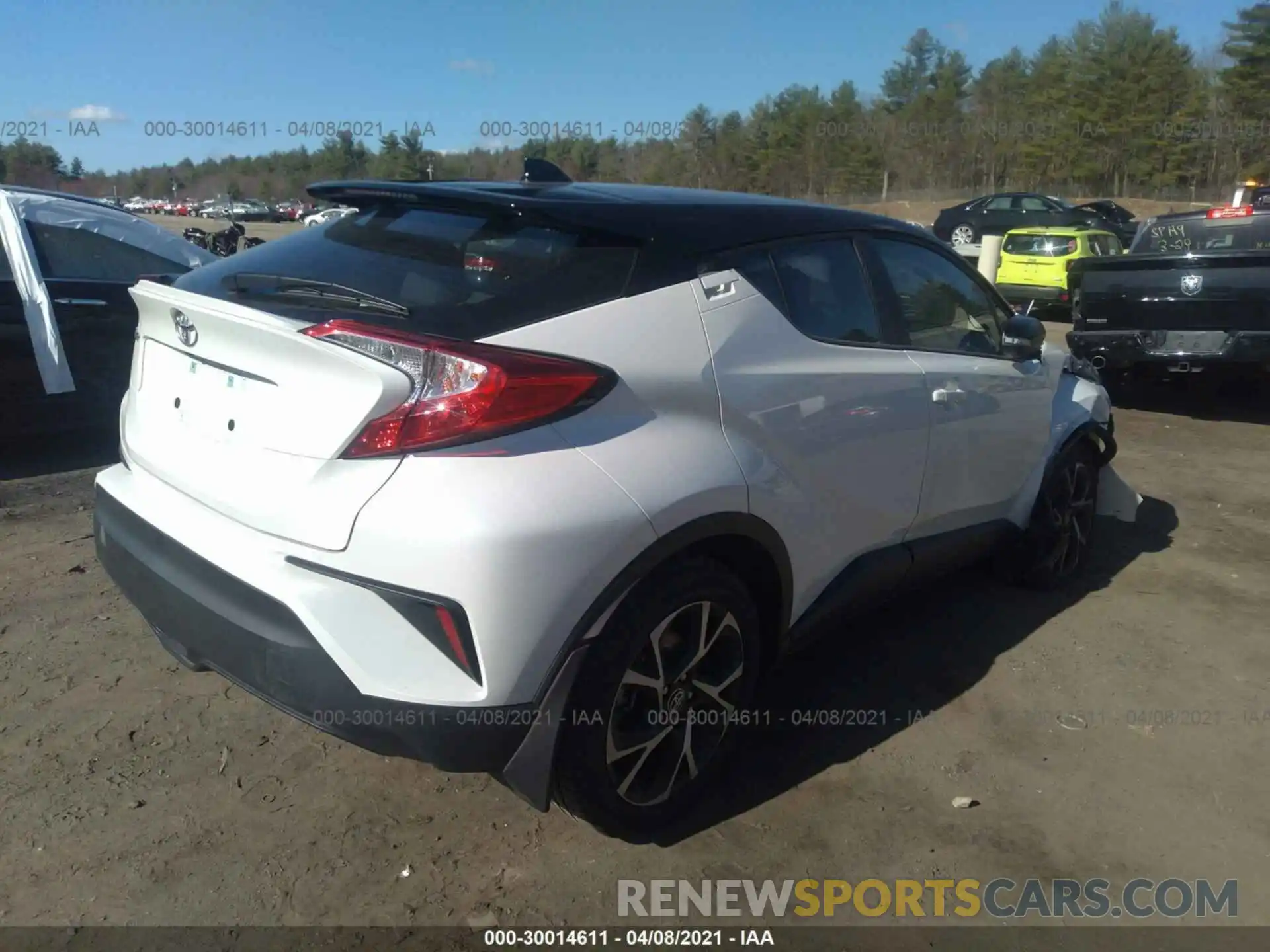 4 Photograph of a damaged car NMTKHMBX2LR107313 TOYOTA C-HR 2020